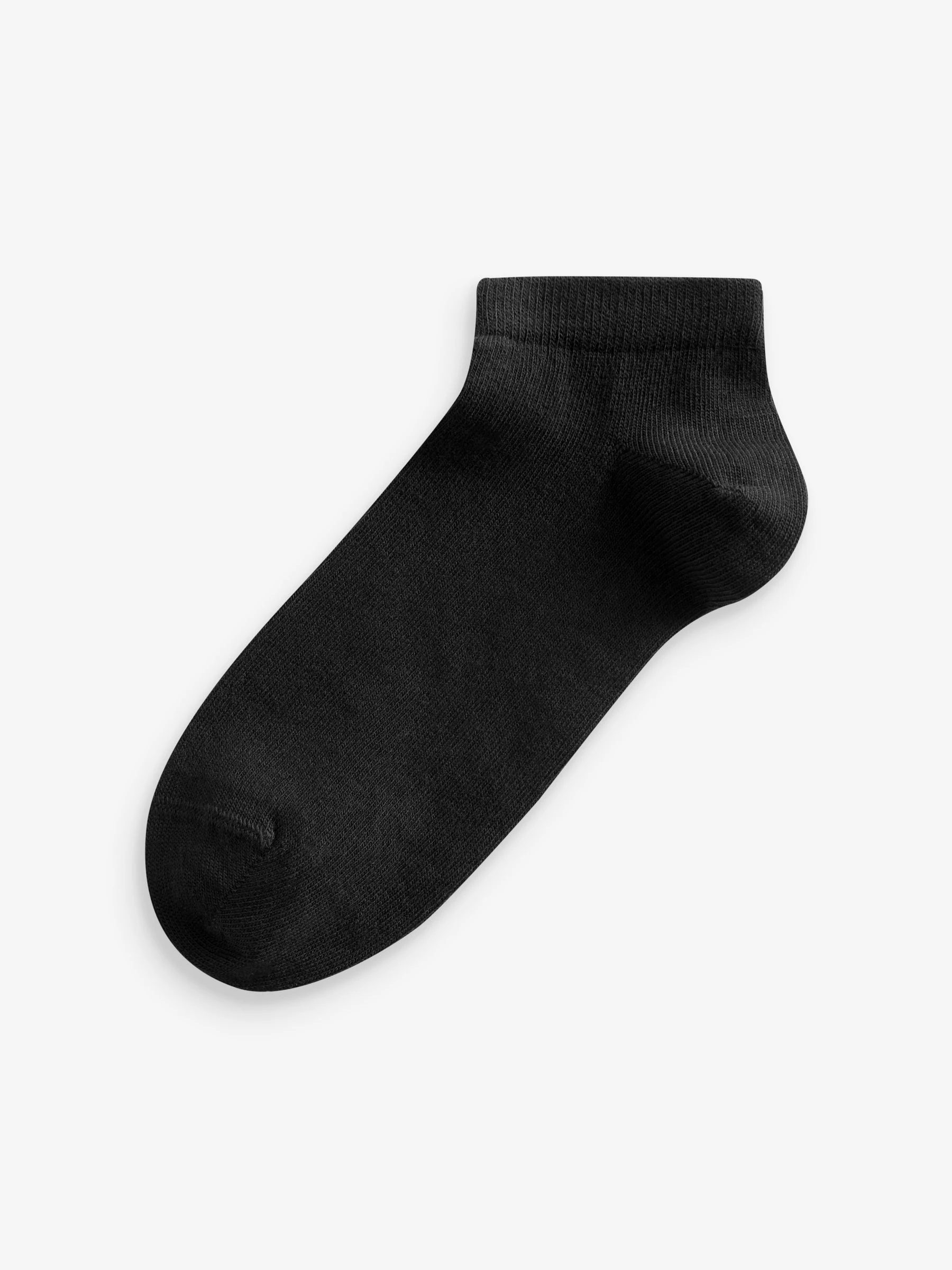 Black Modal Trainer Socks 4 Pack