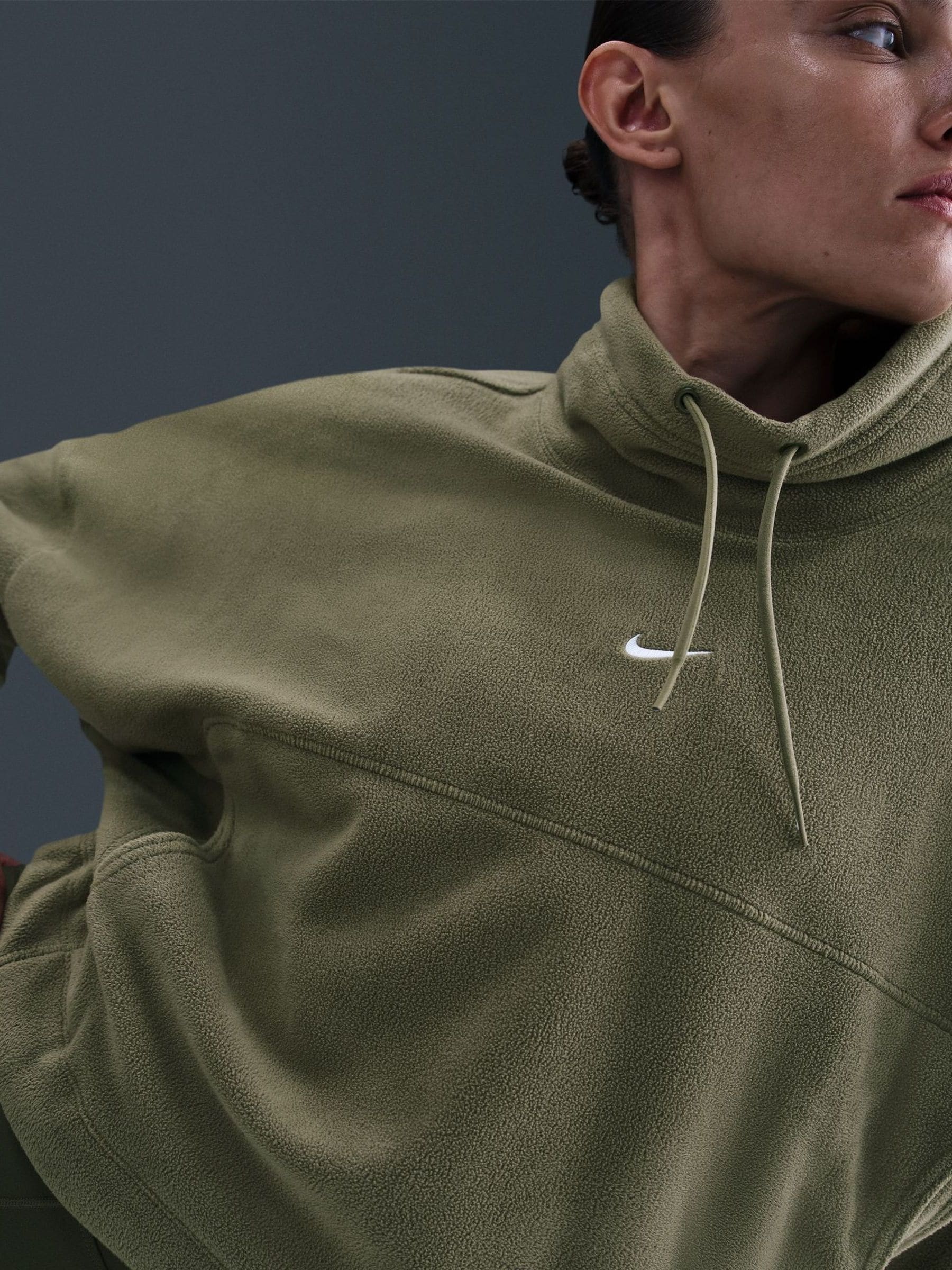 Nike Olive Green One Therma-FIT Fleece