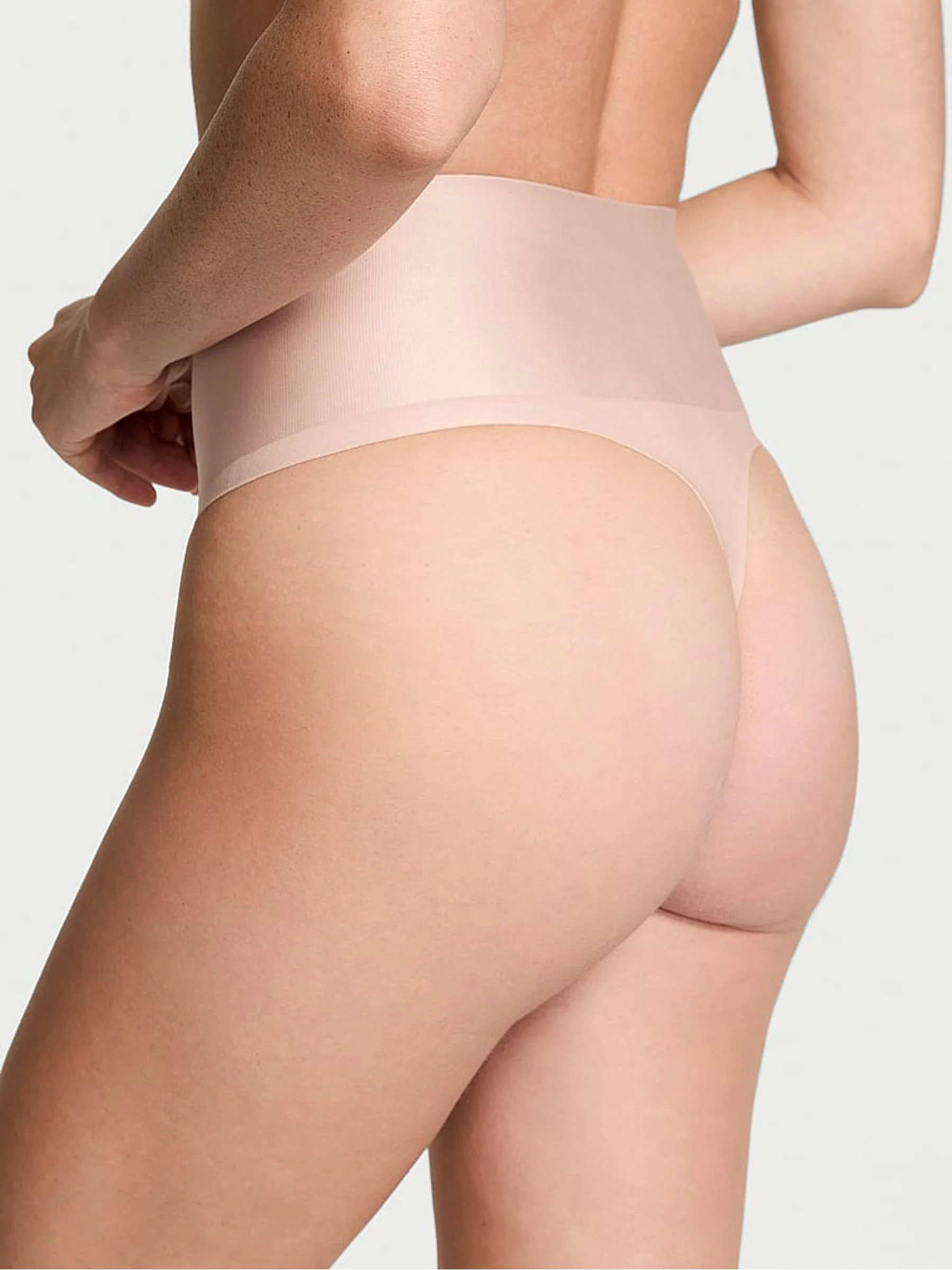 Victoria's Secret Macaron Nude Smoothing Shimmer Shaping Knickers