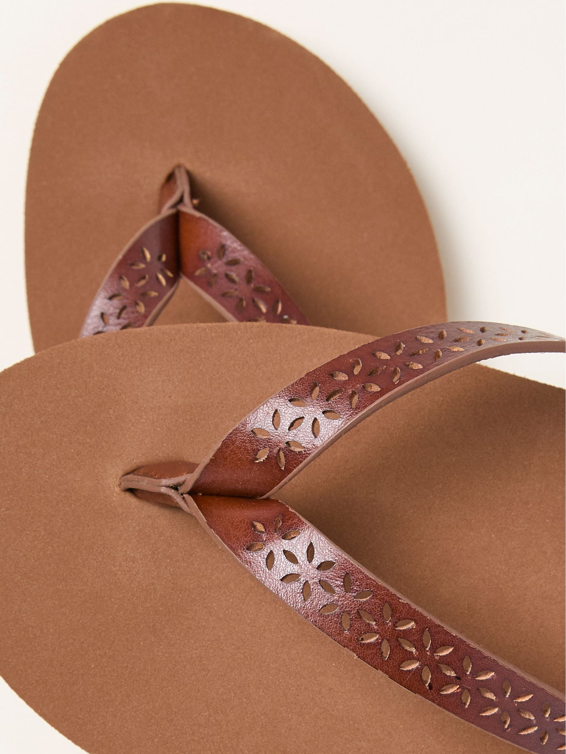 FatFace Emmy Tan Brown Flip Flop
