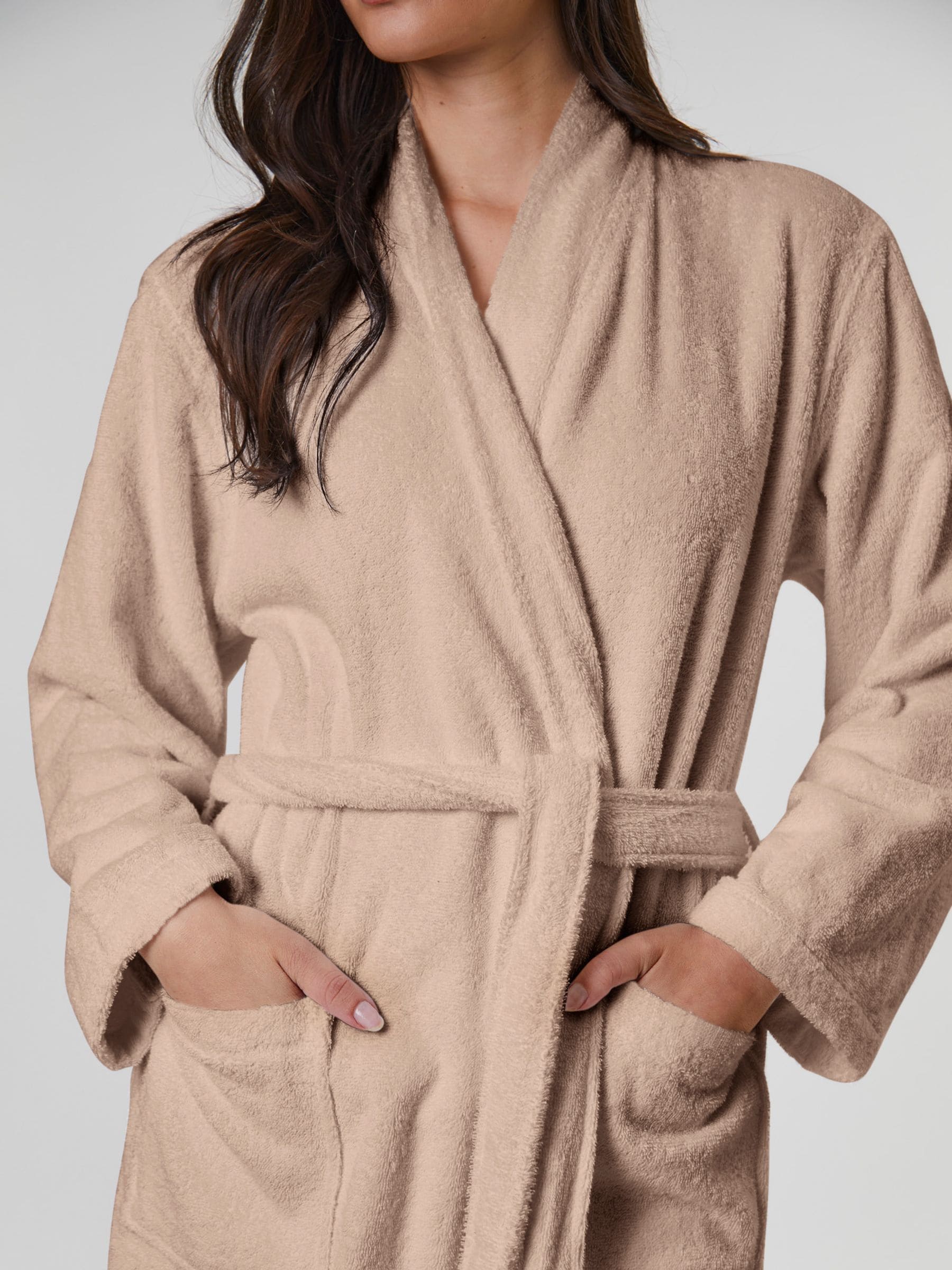 Loungeable Brown Classic Towelling Robe