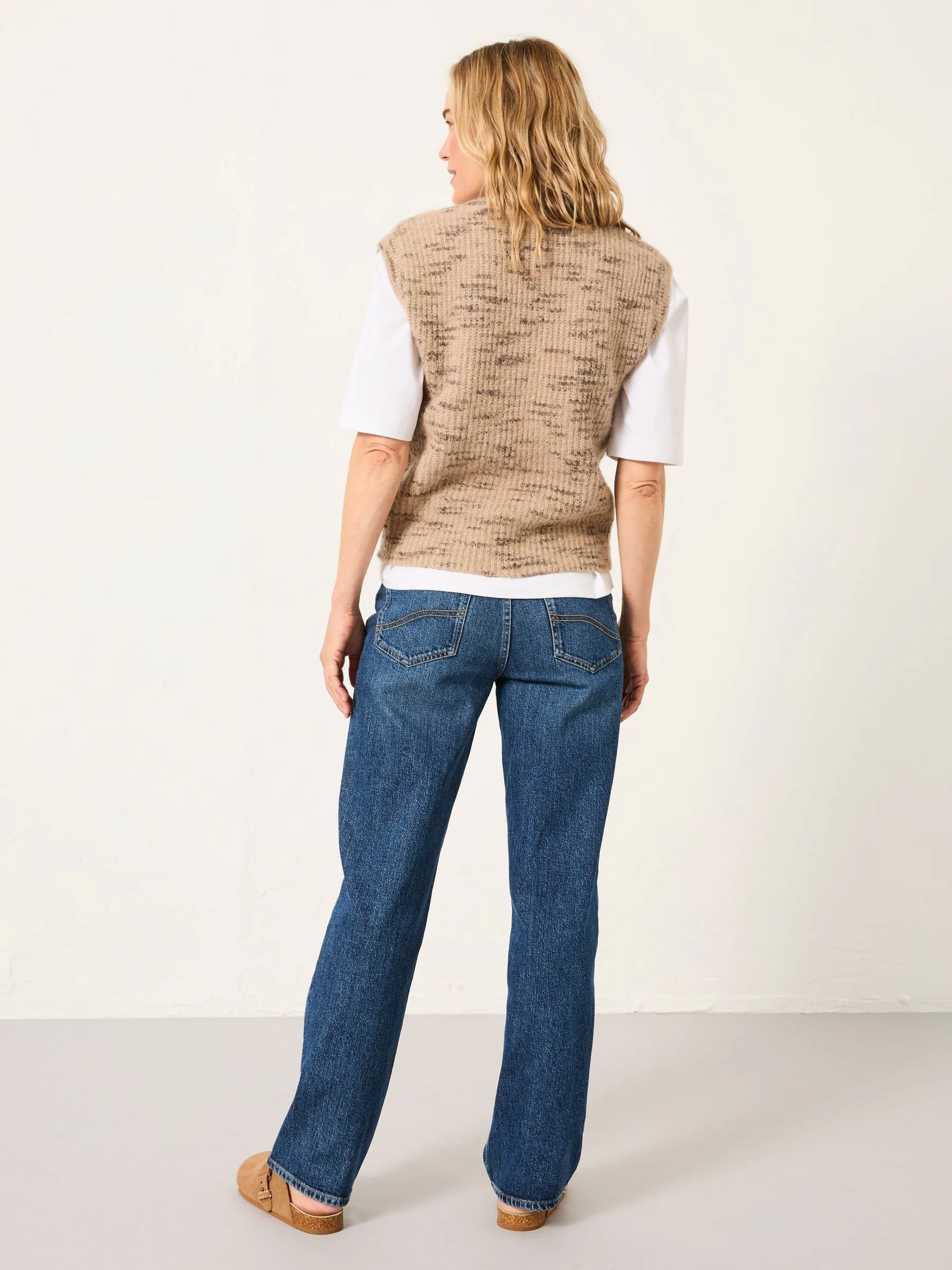 FatFace Filby Blue Denim Relaxed Straight Jeans