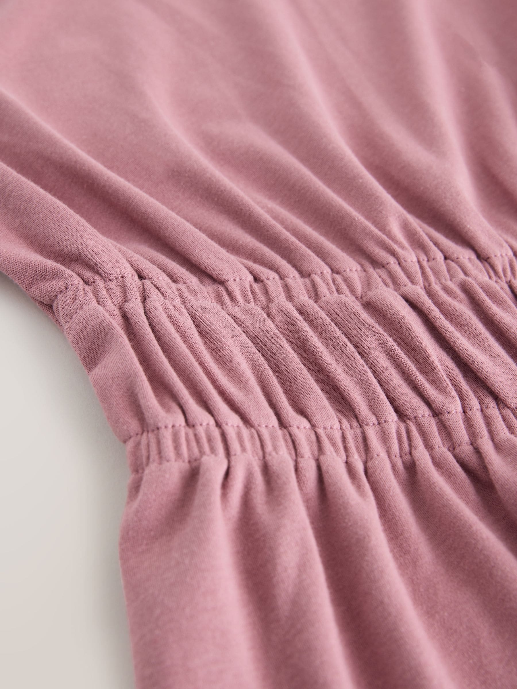 Purple Jersey Midi Dress