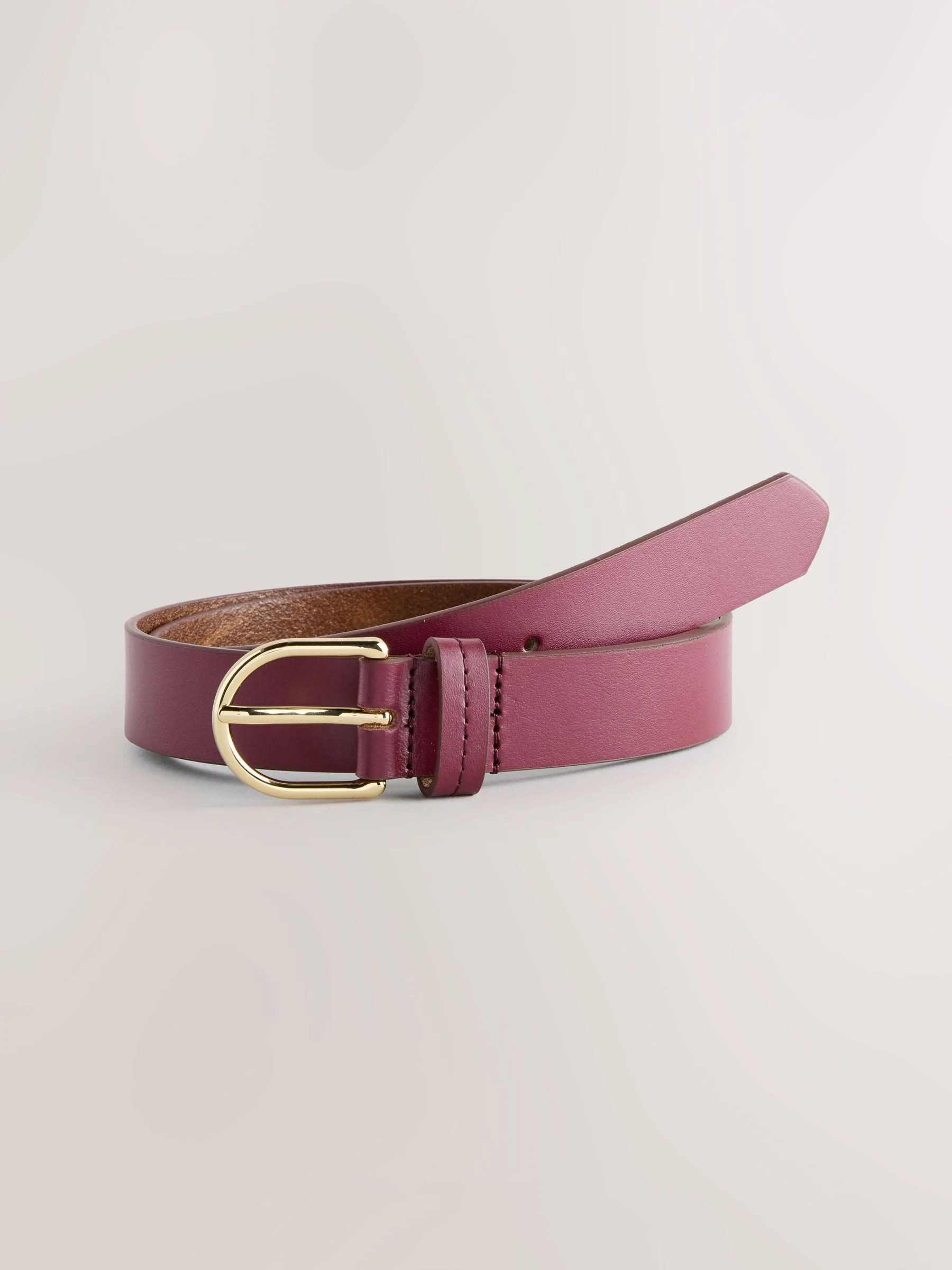 Berry Regular Leather Belt