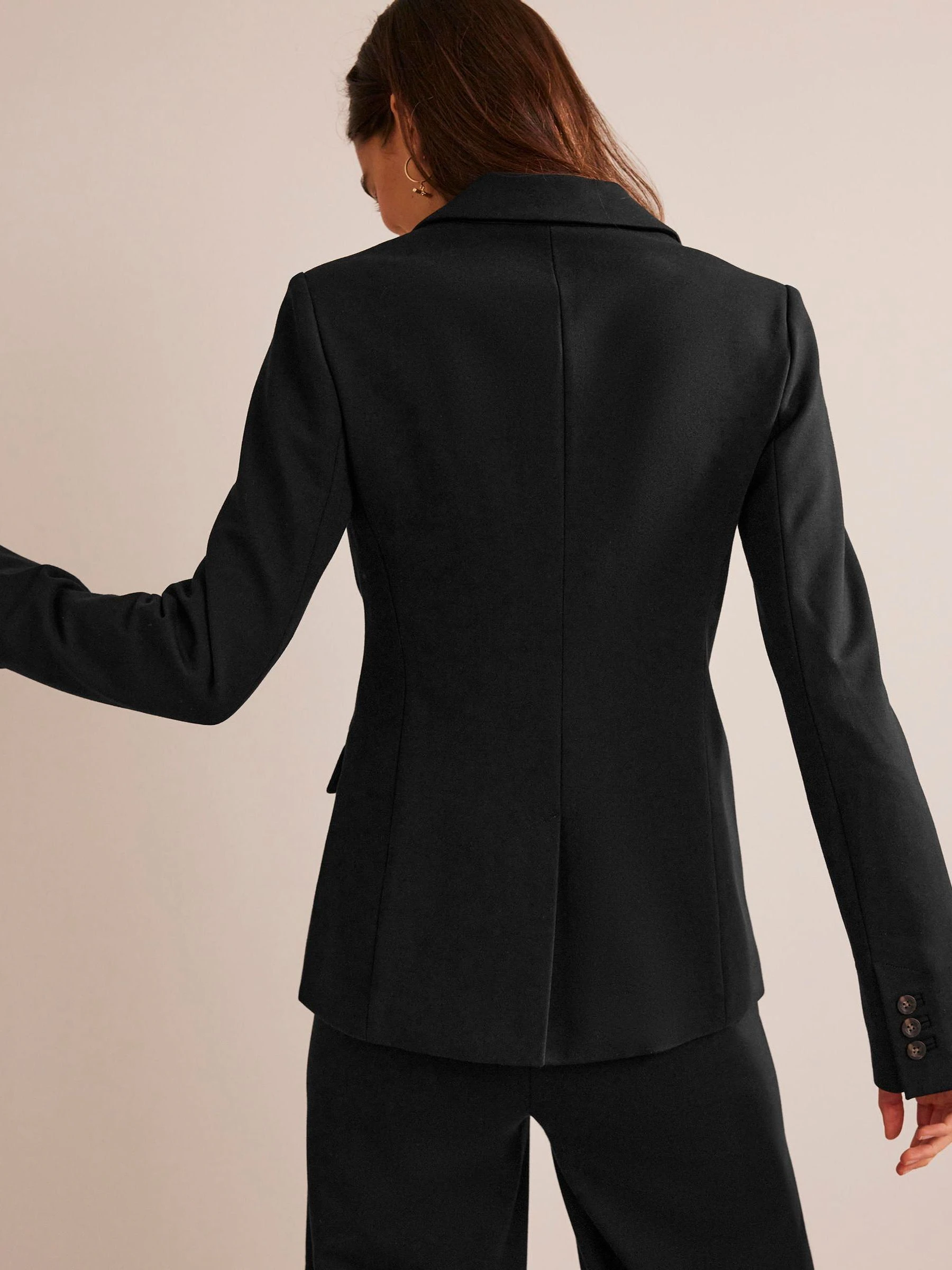 Boden Black The Marylebone Ponte Blazer