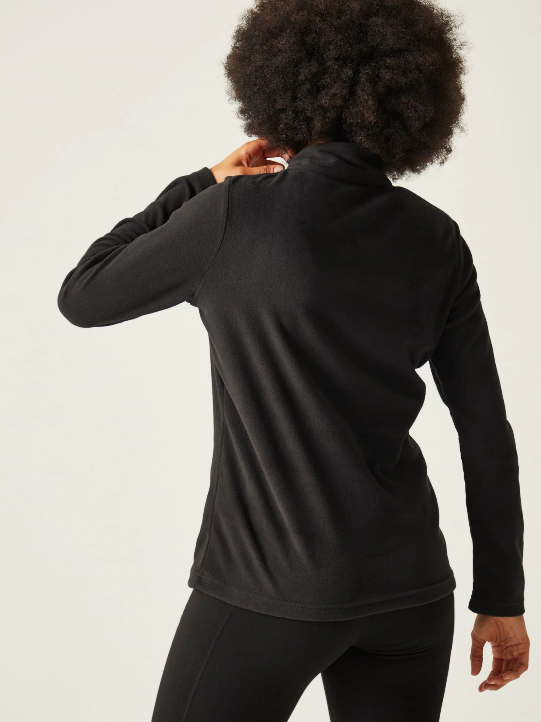 Regatta Black Sweethart Zip Neck Fleece