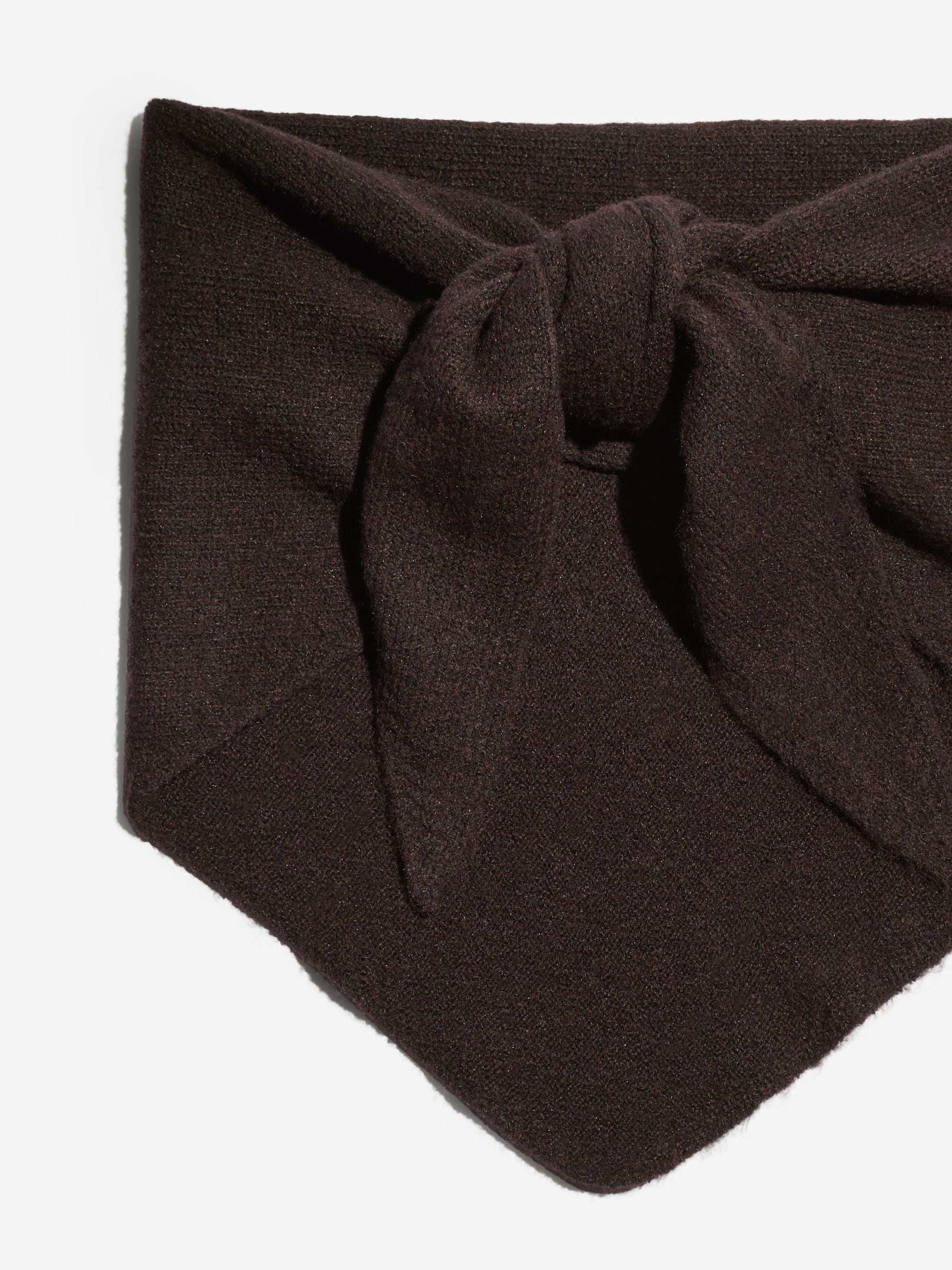 Friends Like These Chocolate Brown Oversized Brushed Triangle Scarf