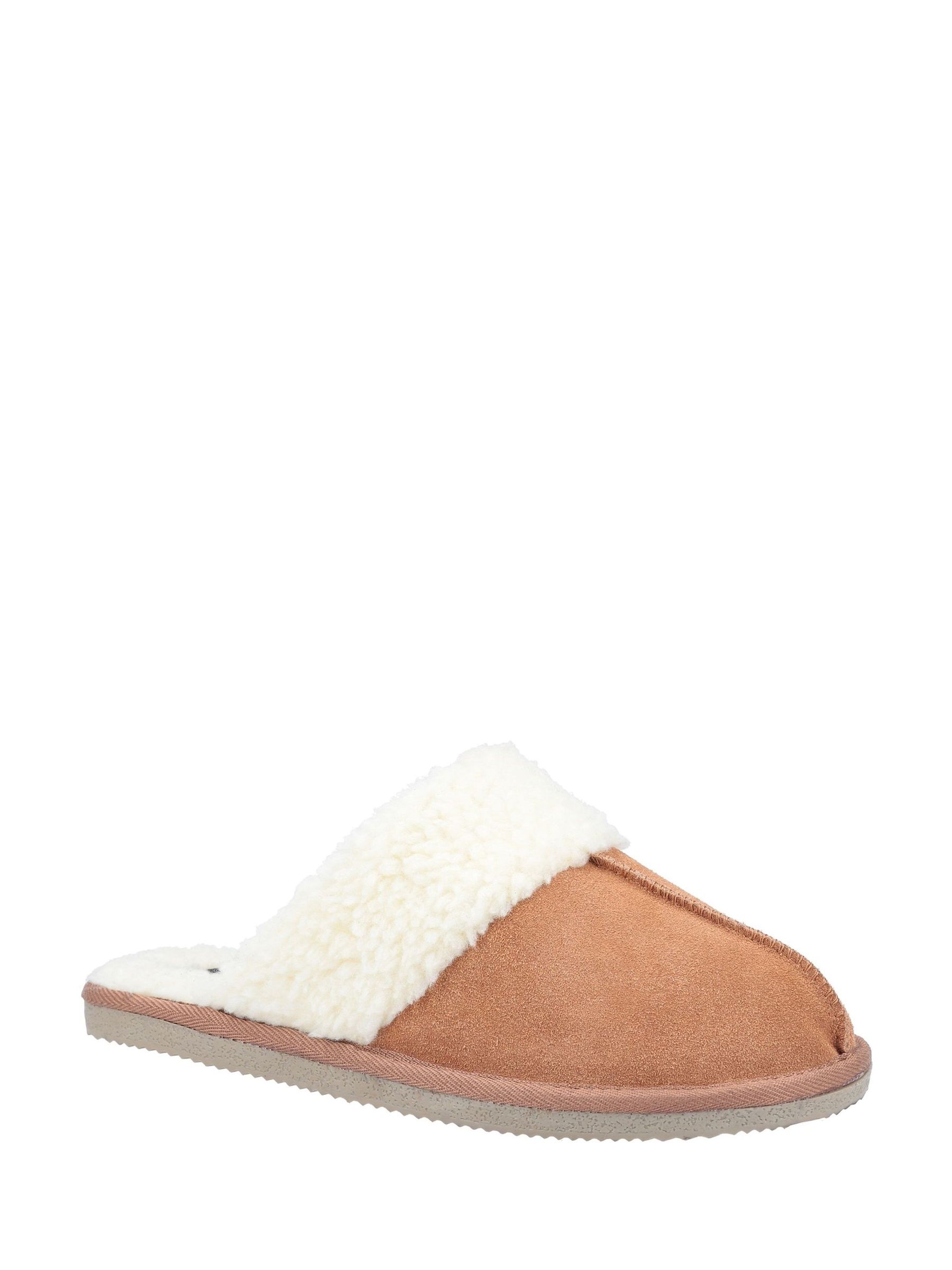 Hush Puppies Tan Arianna Mule Slippers