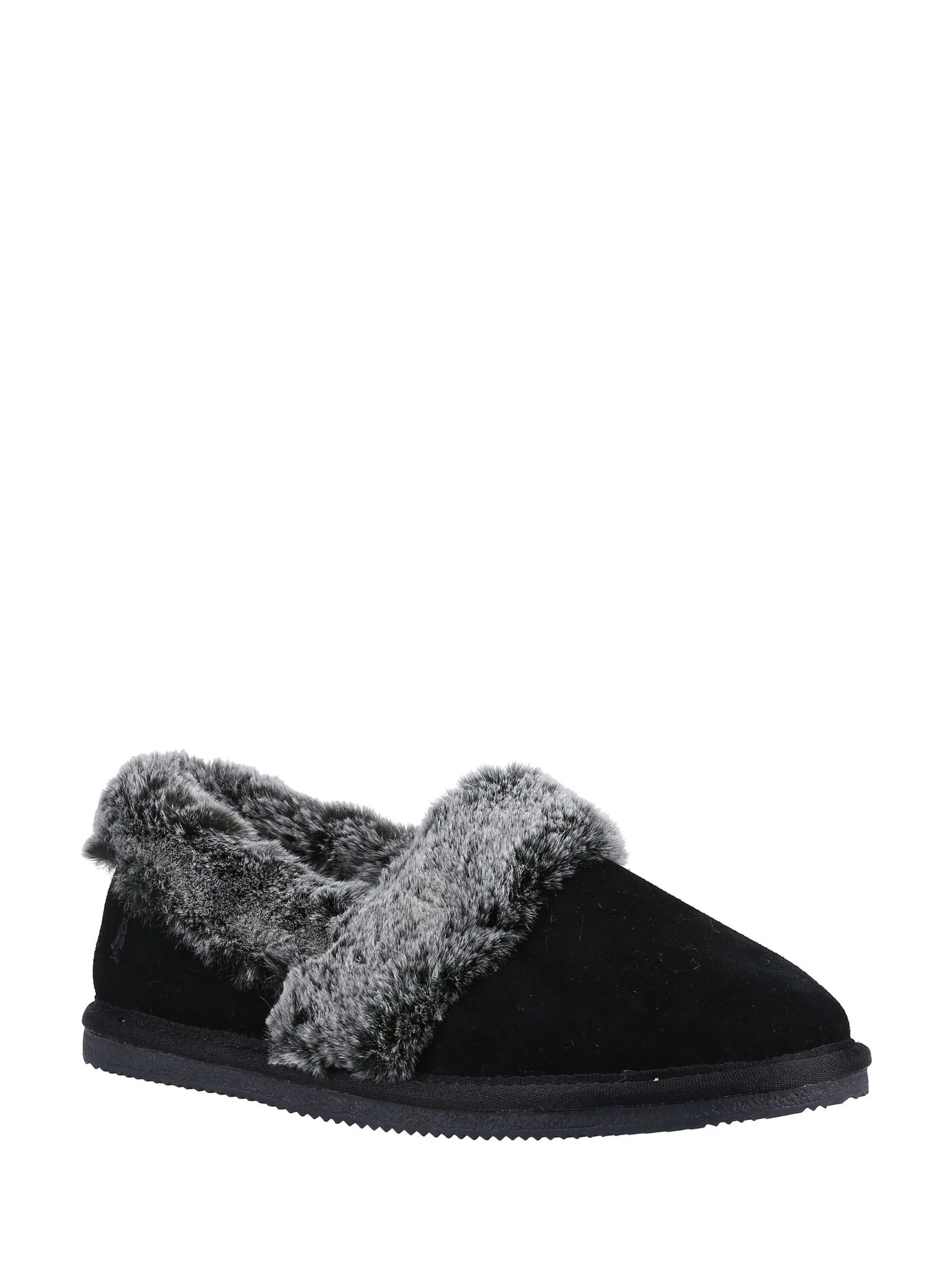 Hush Puppies Black Ariel Slippers