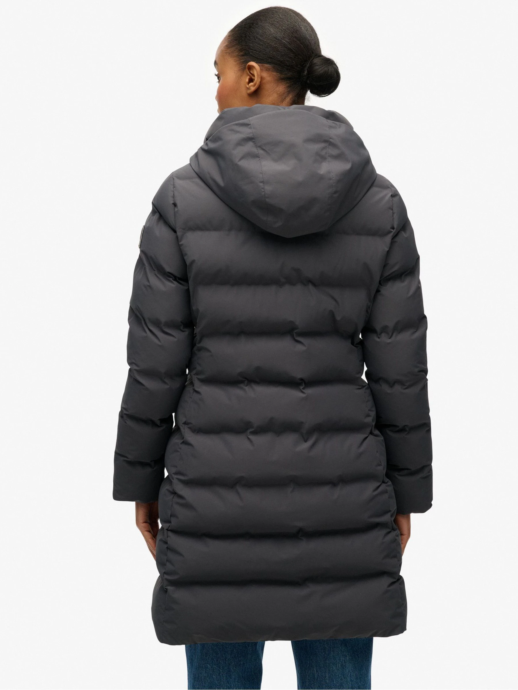 Superdry Grey City Mid Padded Jacket