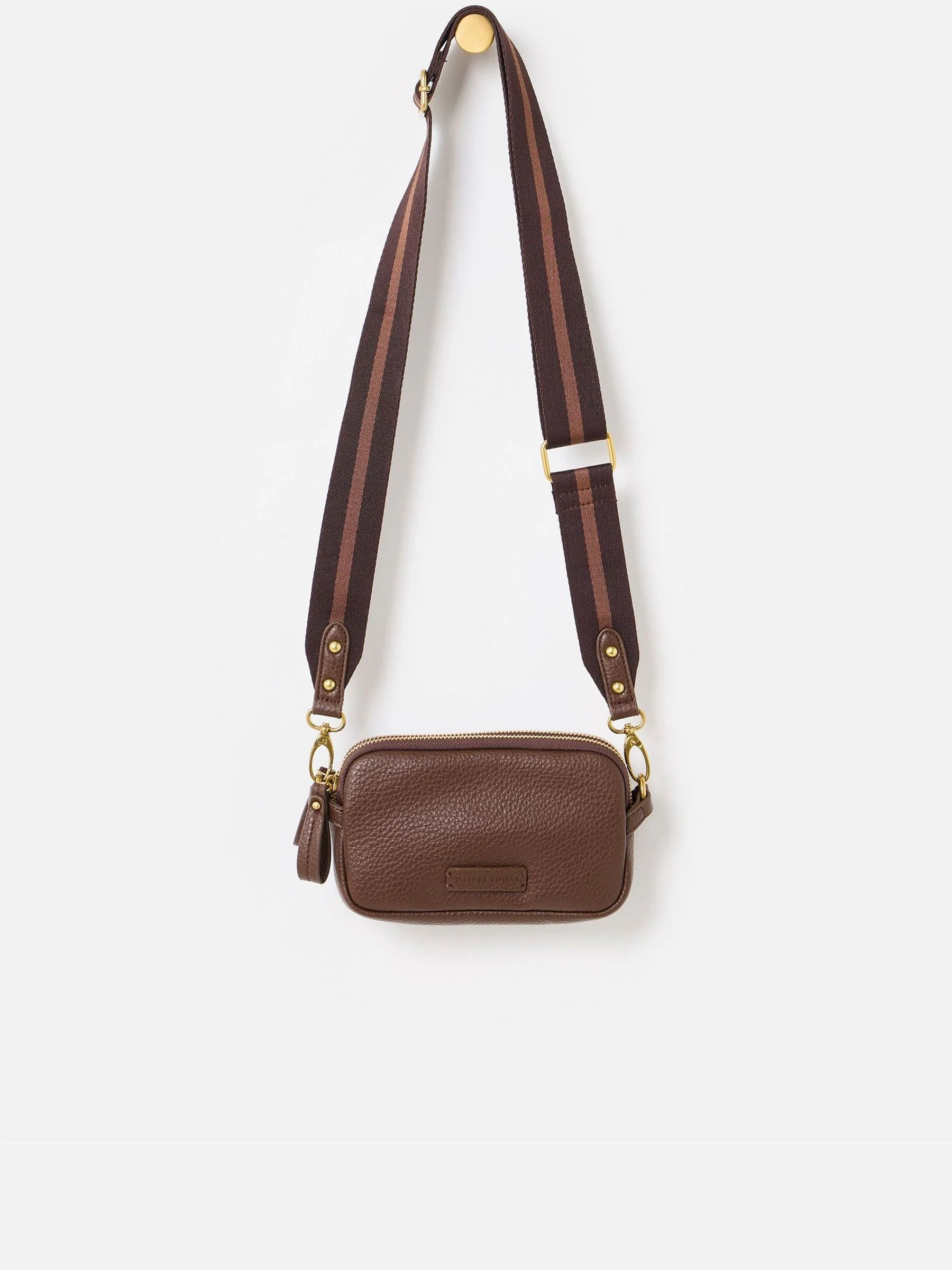 Oliver Bonas Brown Naha Cross-Body Bag