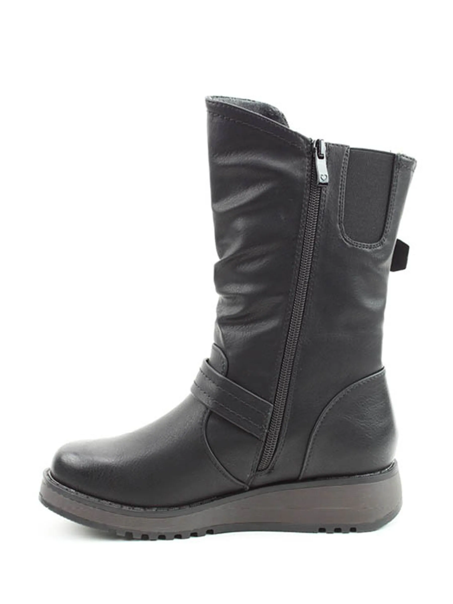 Heavenly Feet Black Hannah4 Mid Boots