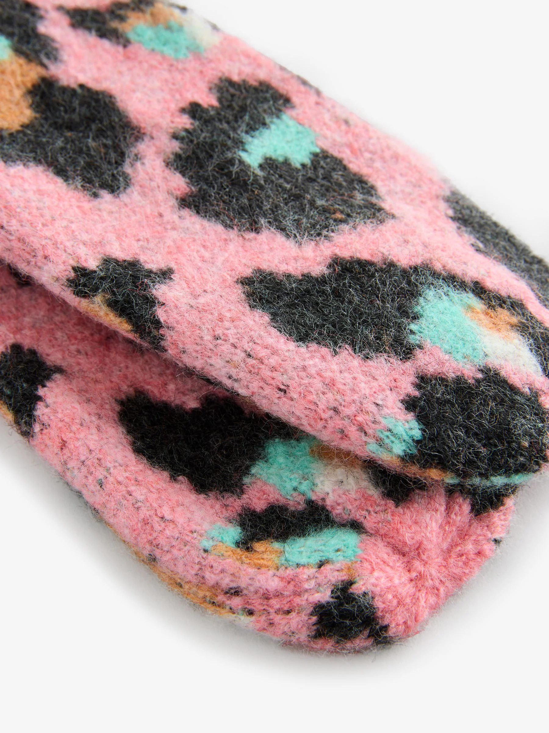 Eleanor Bowmer Checkerboard Lips Mittens