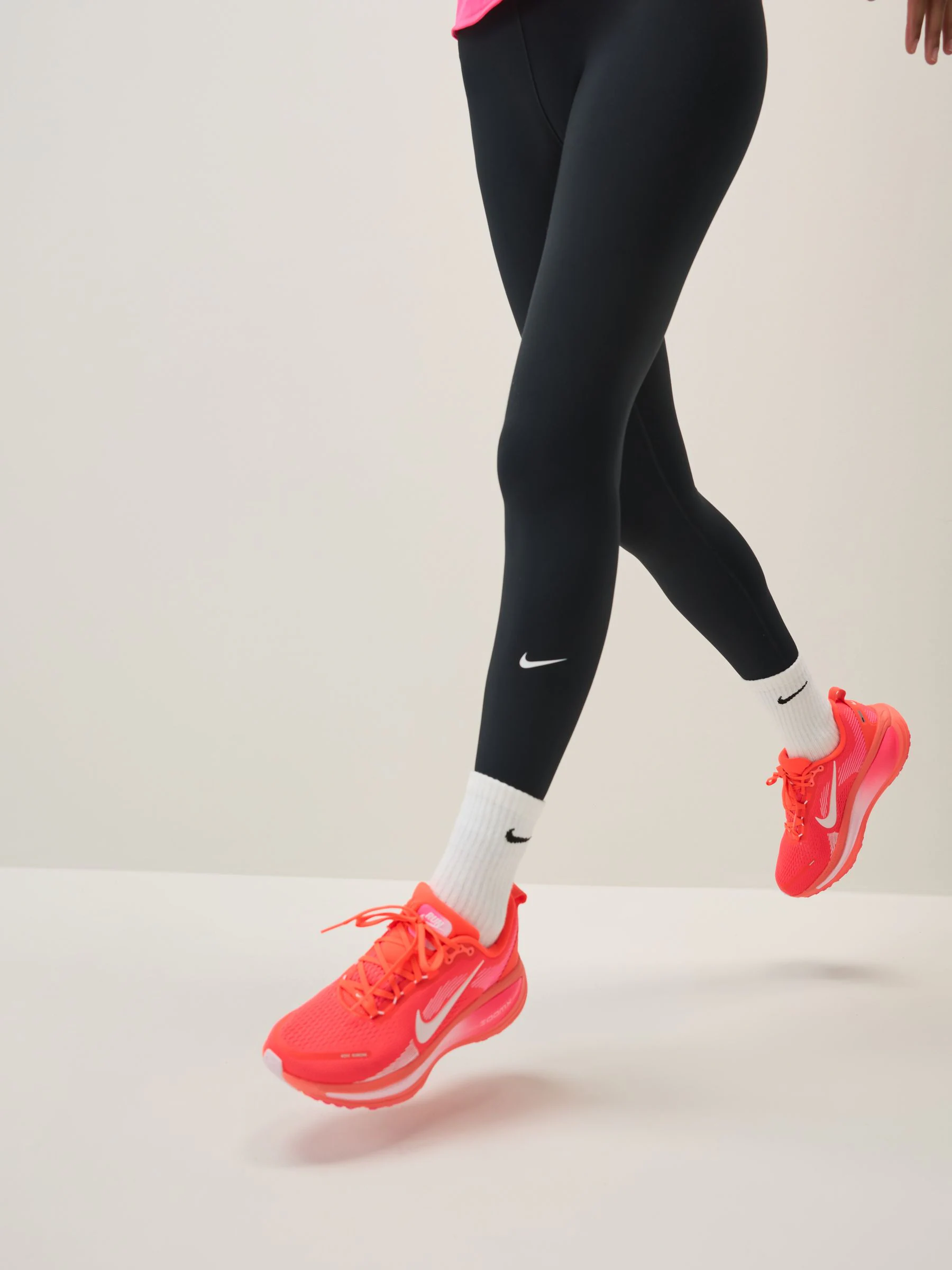 Nike Pink Vomero 18 Road Running Trainers