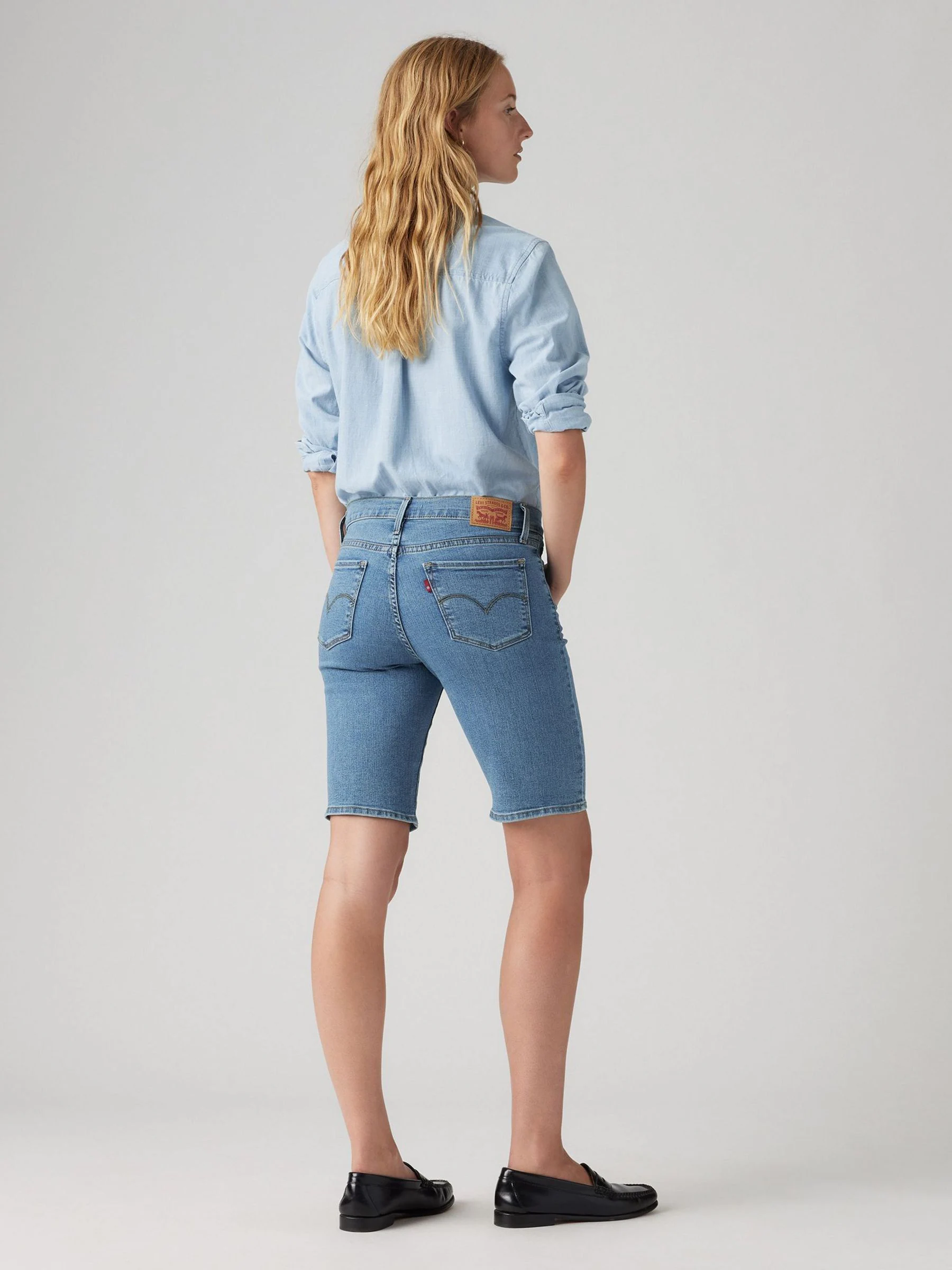 Levi's Camp Denim Shaping Bermuda Shorts