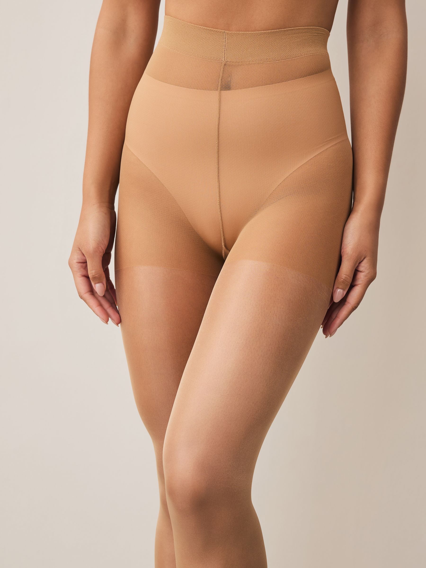 Nude 20 Denier Sheer Gloss Tights 3 Pack