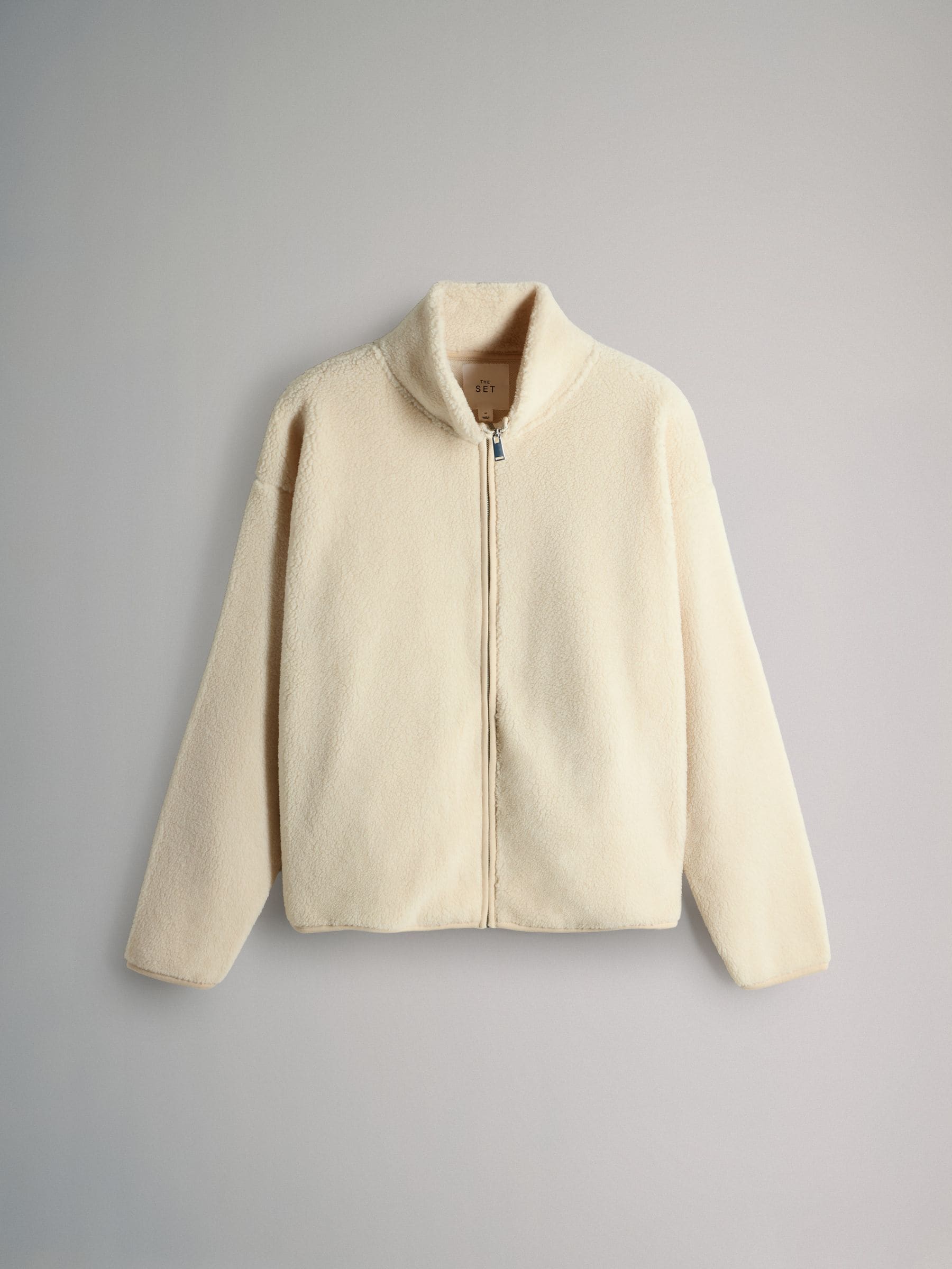 The Set 2 Pack Zip Through Borg Fleeces Chocolate Brown/Cream