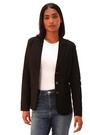 Roman Black Stretch Button Detail Blazer