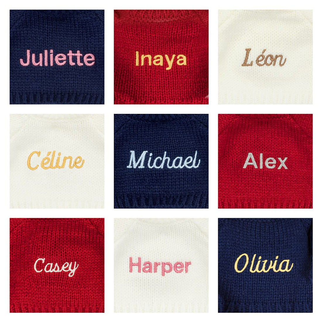 Blossom Beige Bunny 'Petal' with Personalised Red Jumper