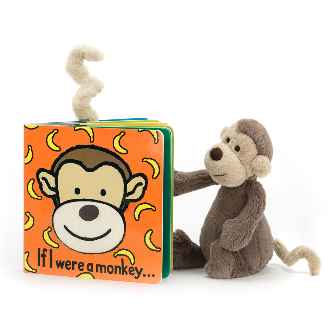 If I Were A Monkey Book and Bashful Monkey Small