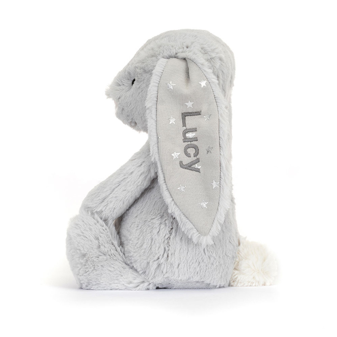 Personalised Bashful Shimmer Bunny Medium