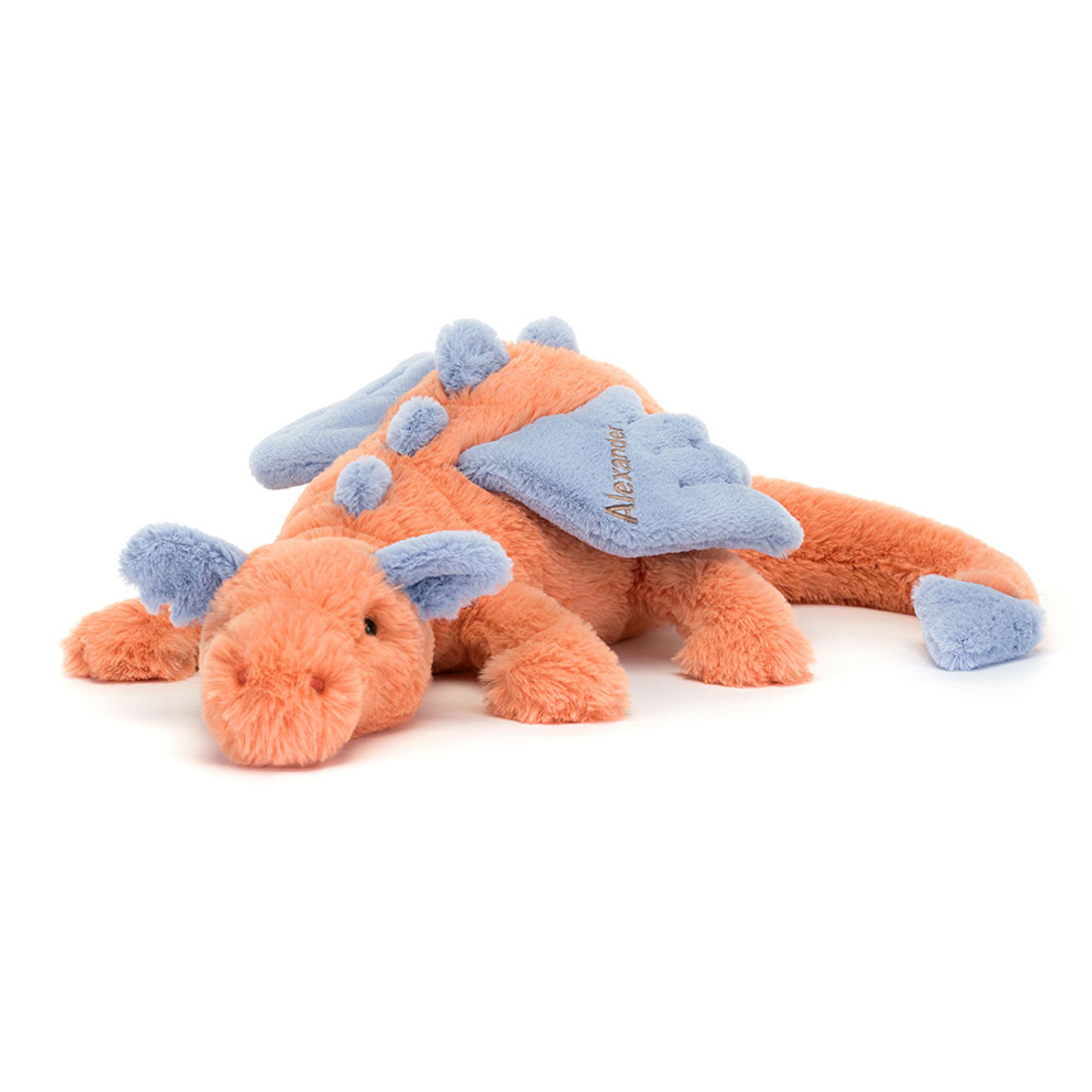 Personalised Persimmon Dragon Huge