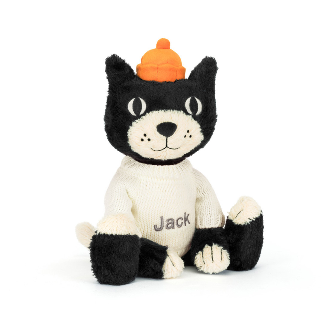 Jellycat Jack with Personalised Cream Jumper