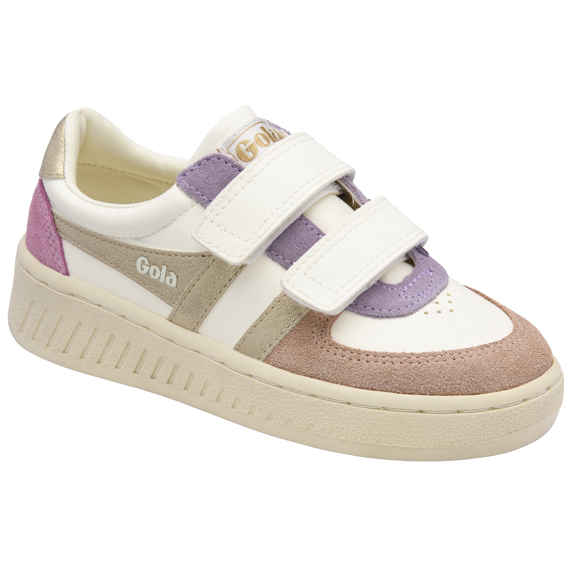 Gola Classics Kids' Grandslam Quadrant Strap Trainers