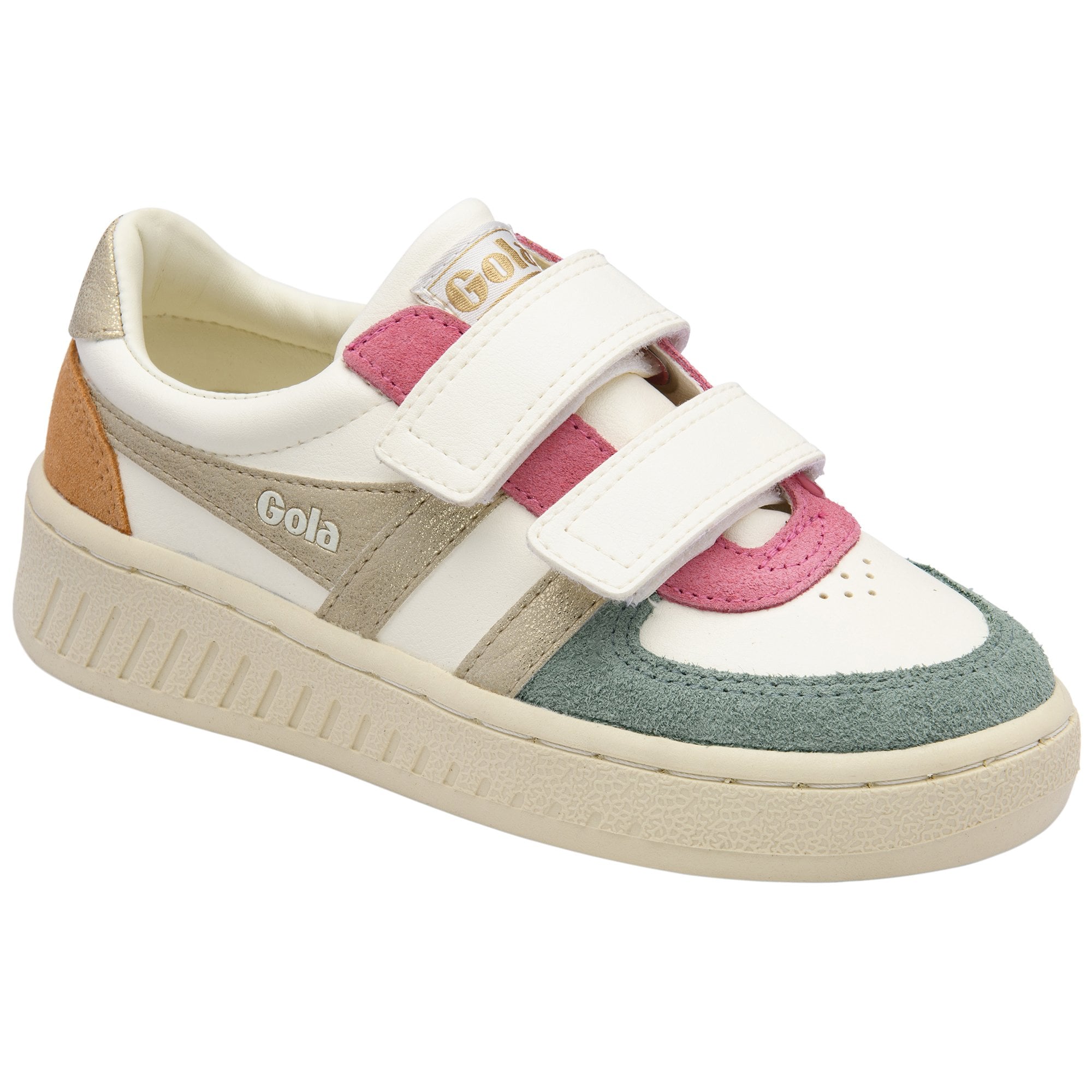 Gola Classics Kids' Grandslam Quadrant Strap Trainers