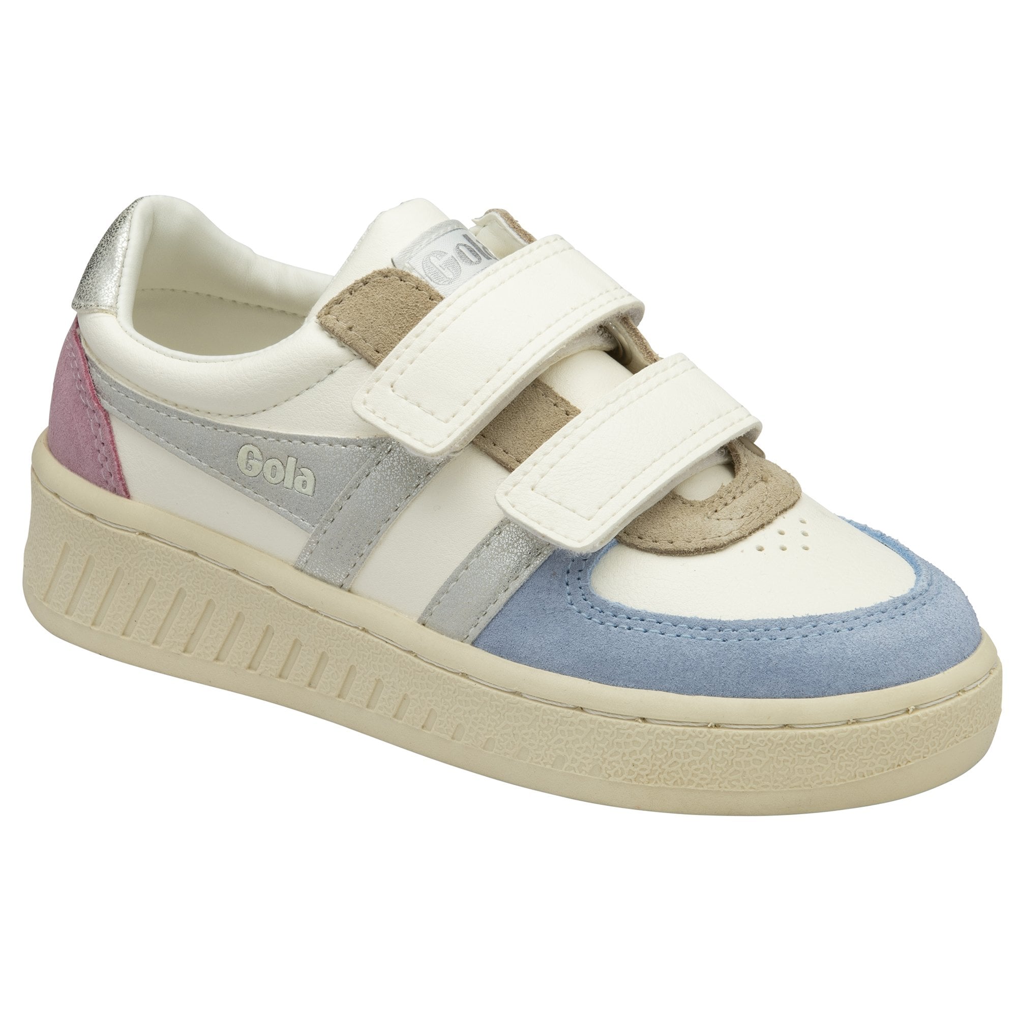Gola Classics Kids' Grandslam Quadrant Strap Trainers