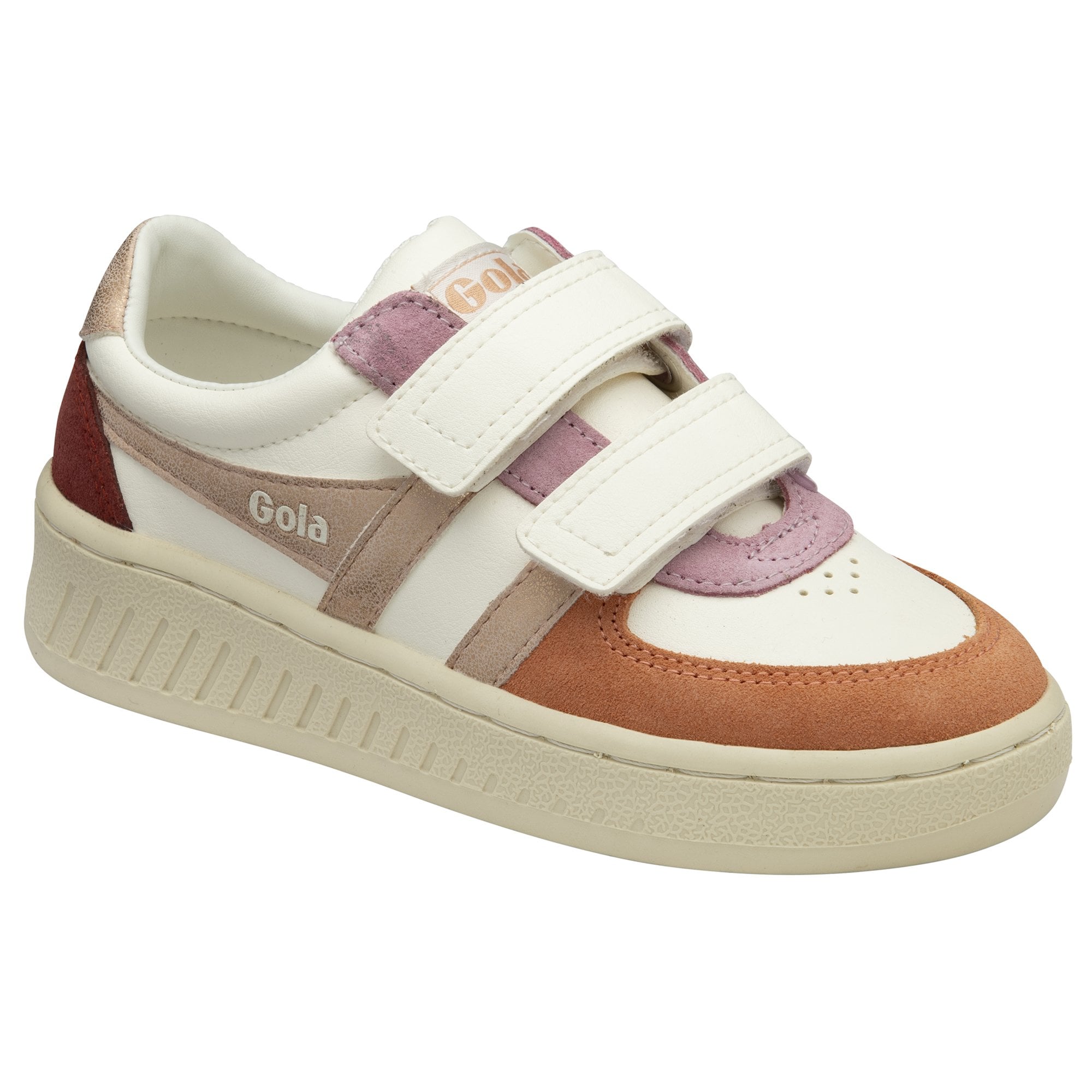 Gola Classics Kids' Grandslam Quadrant Strap Trainers