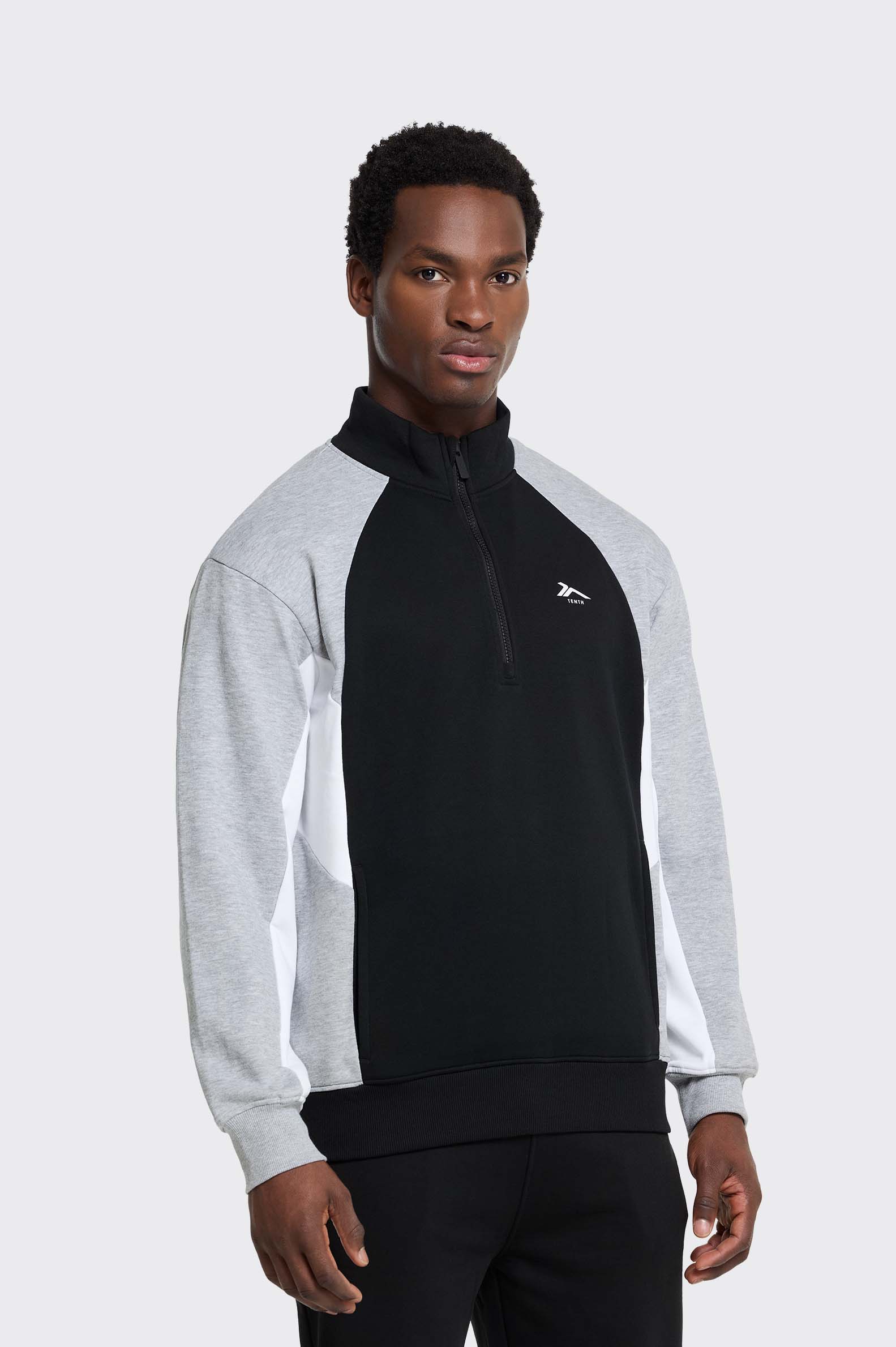 Sudadera Essentials Tenth Media Cremallera Hombre