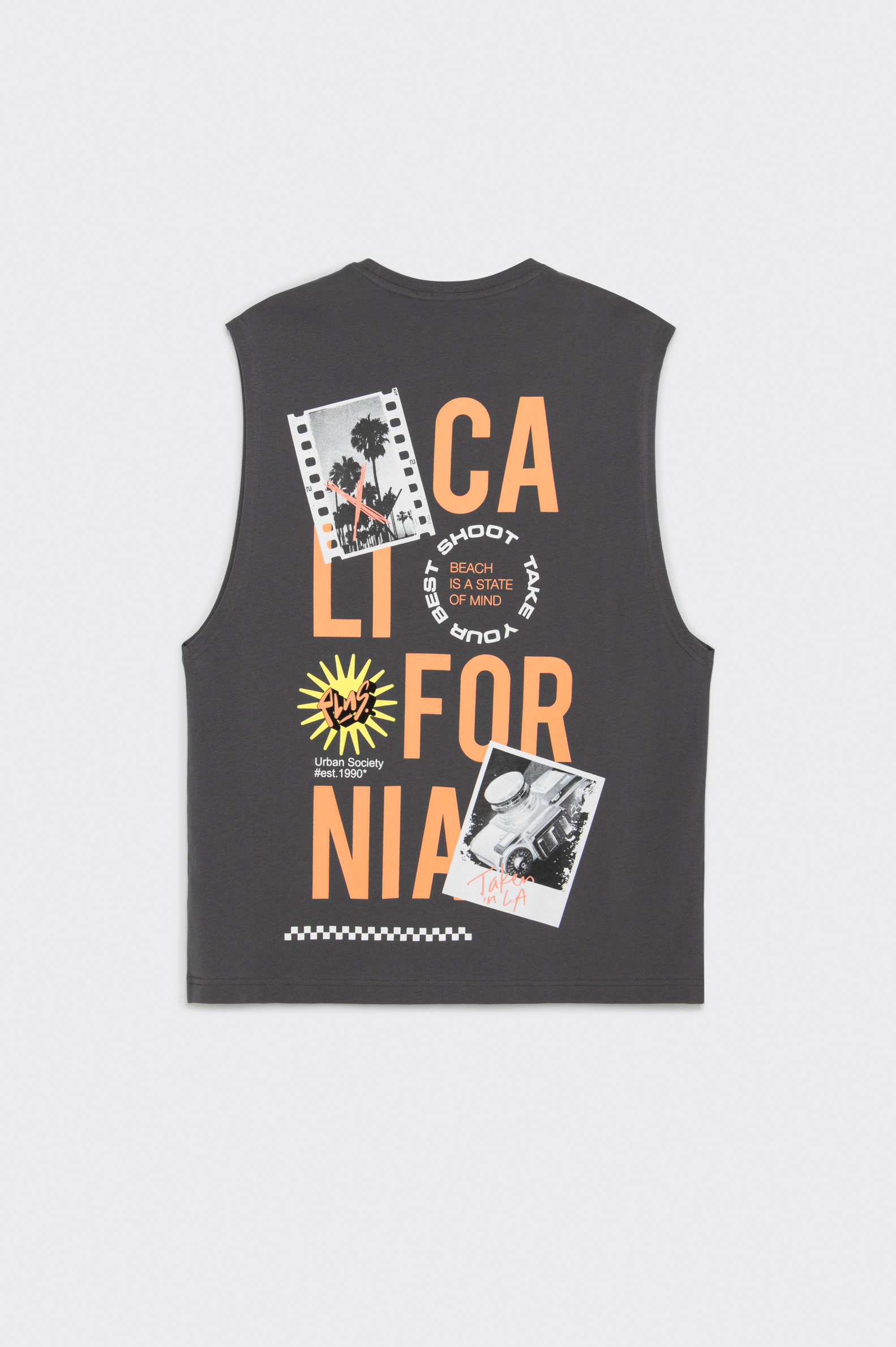 Camiseta Sin Mangas Polinesia Photoprint Hombre