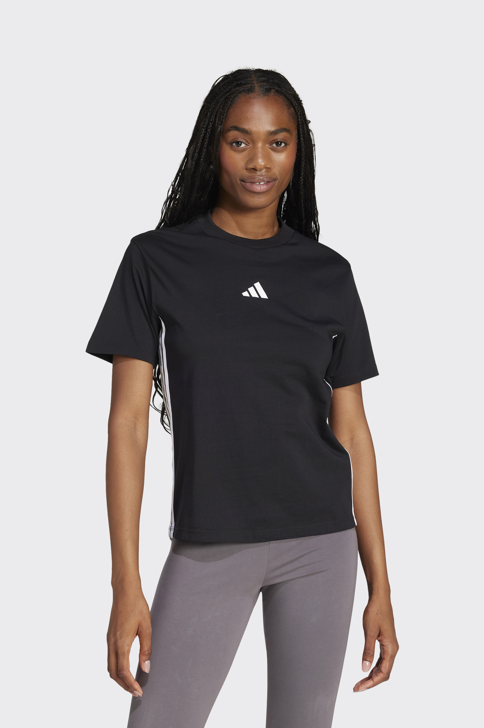 Camiseta Casual adidas 3s Mujer