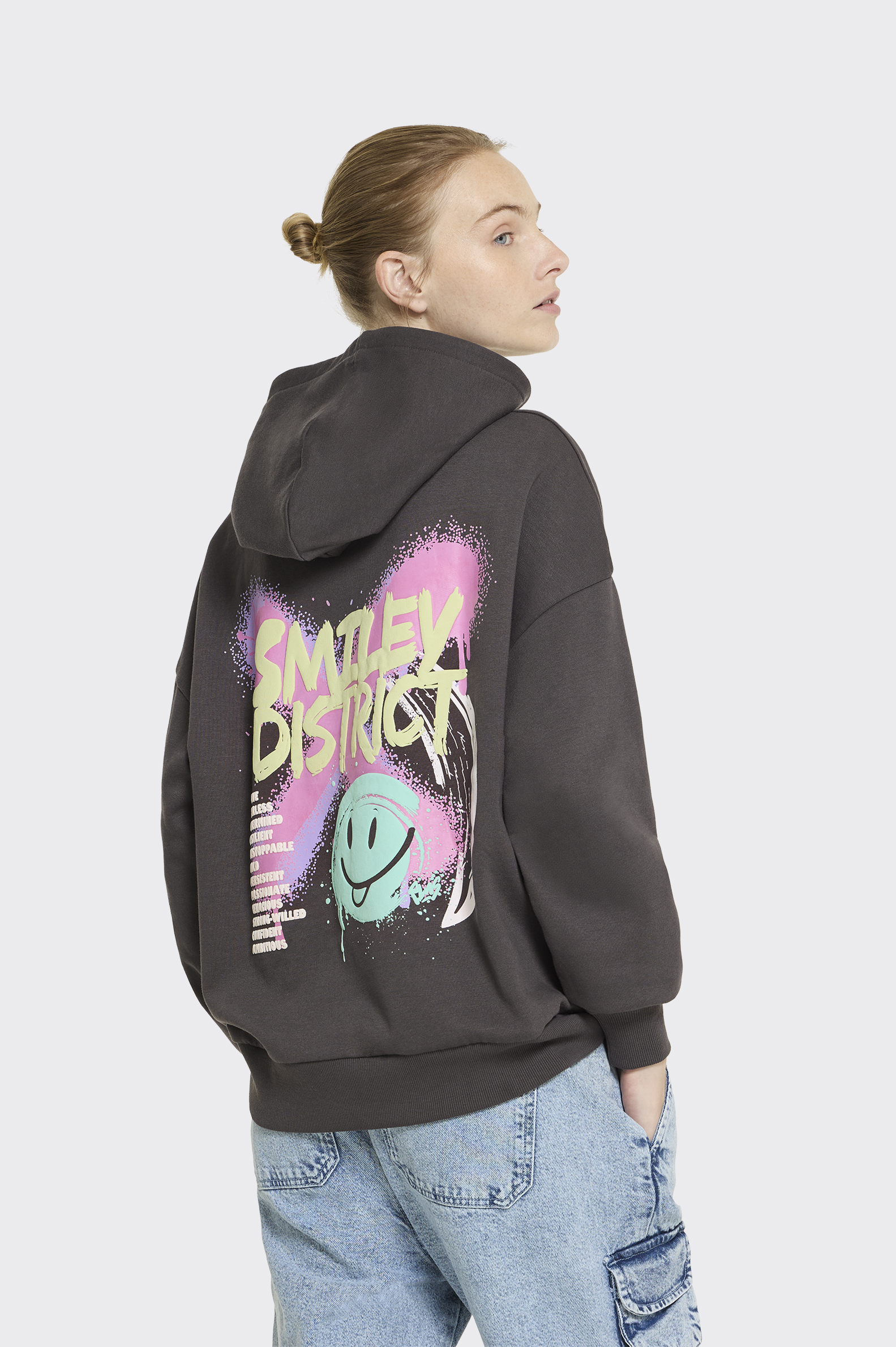 Sudadera Casual Polinesia Smiley Mujer