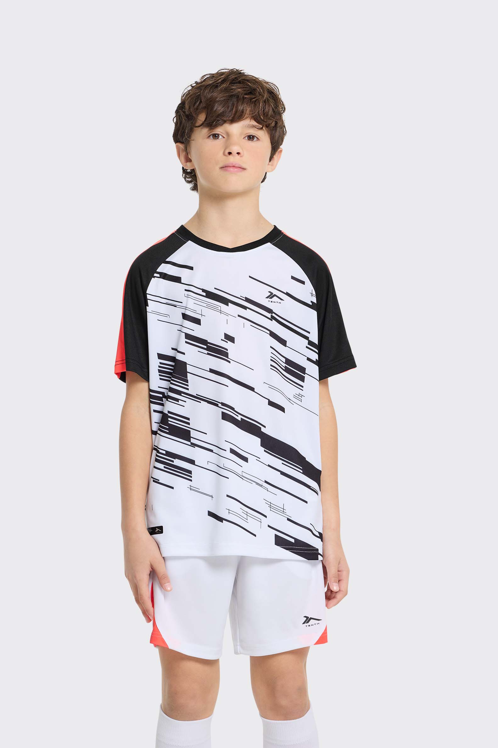 Camiseta Fútbol Tenth Aop Fluor Niño