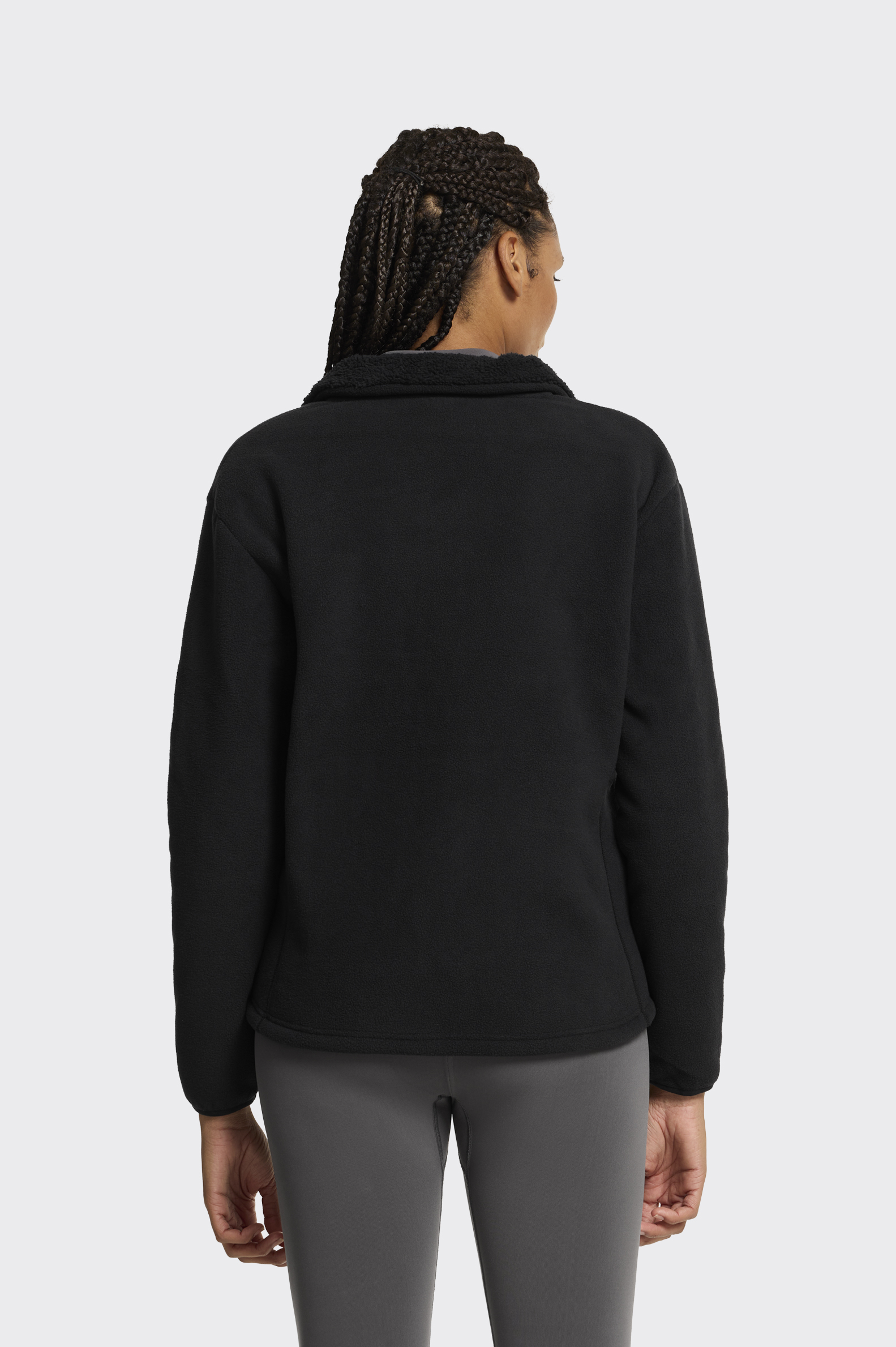 Forro Polar Outdoor Tenth Básico Abierto Mujer