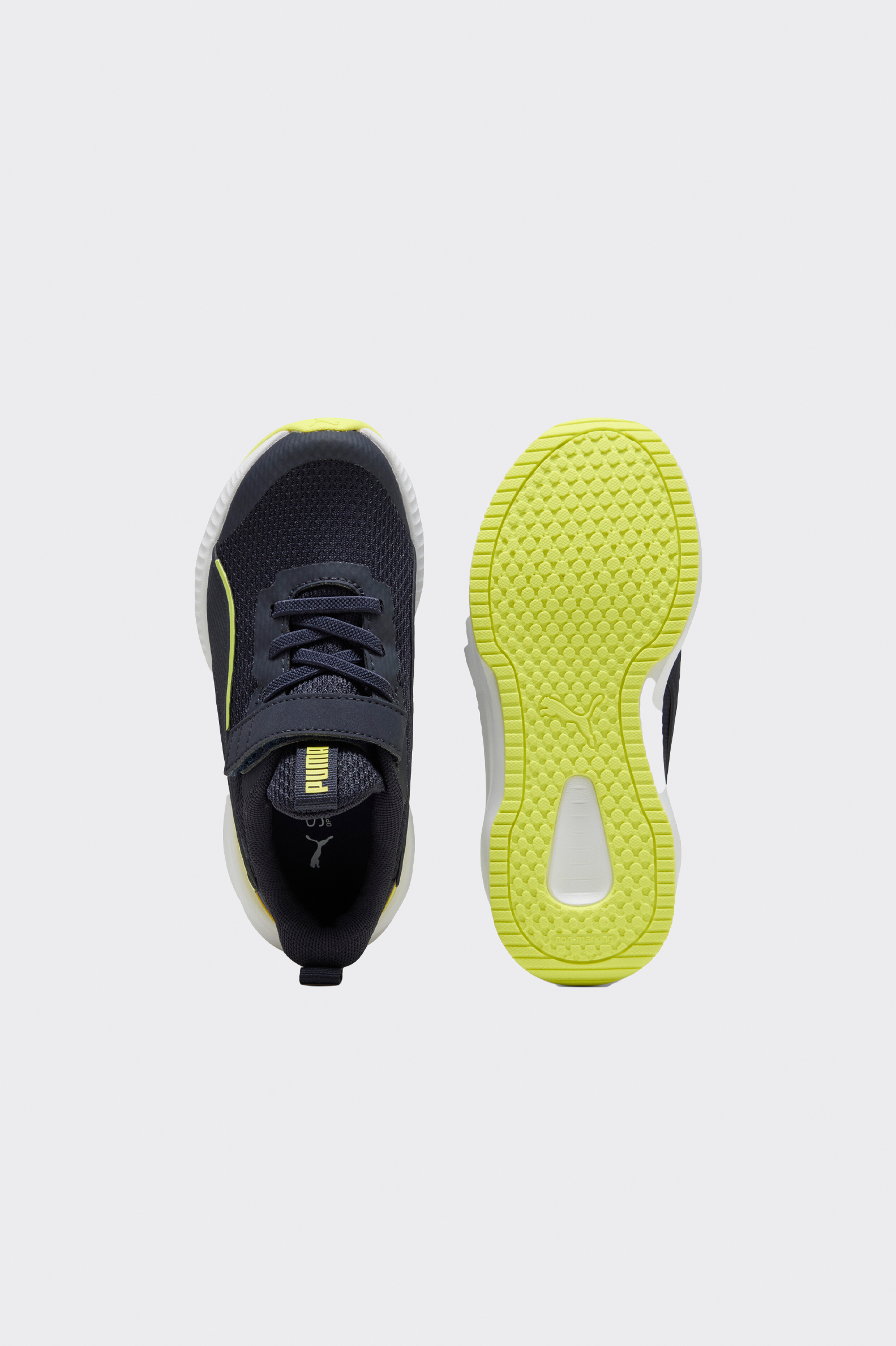 Zapatilla Casual Puma Flyer 3ac Navy Niño