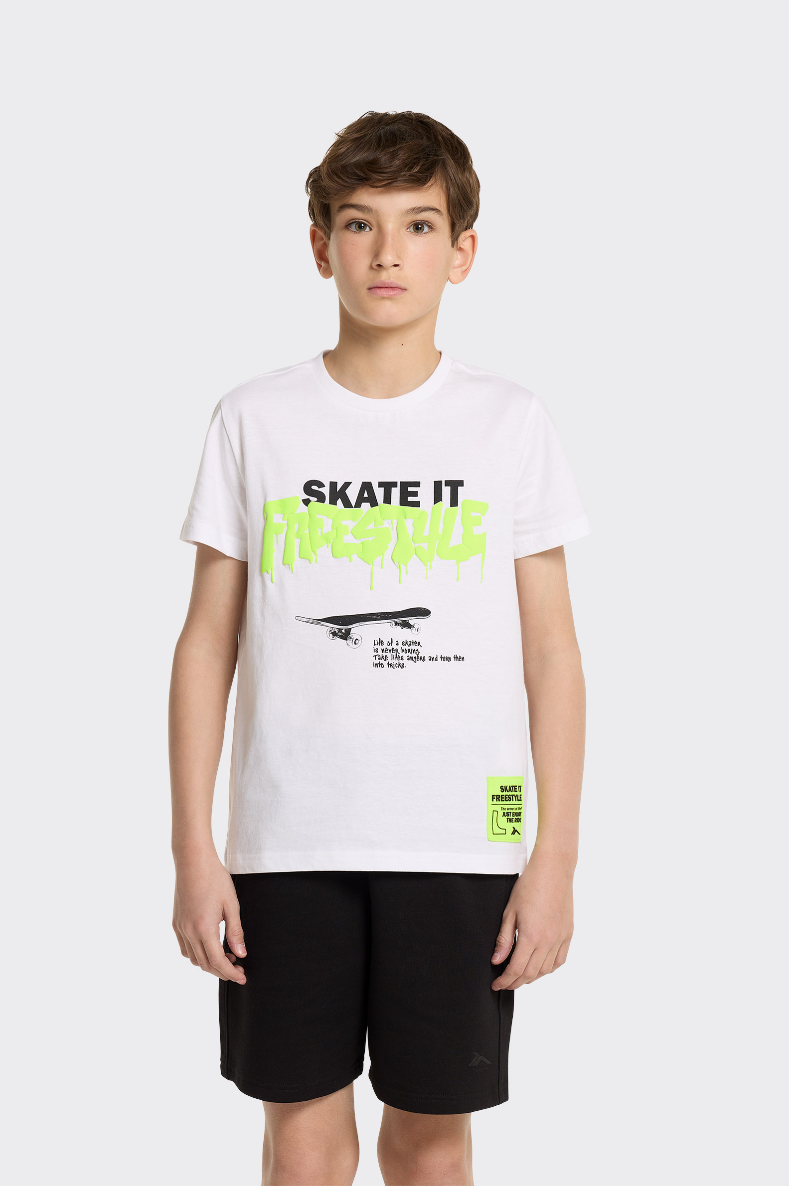 Camiseta Essentials Tenth Skate Niño