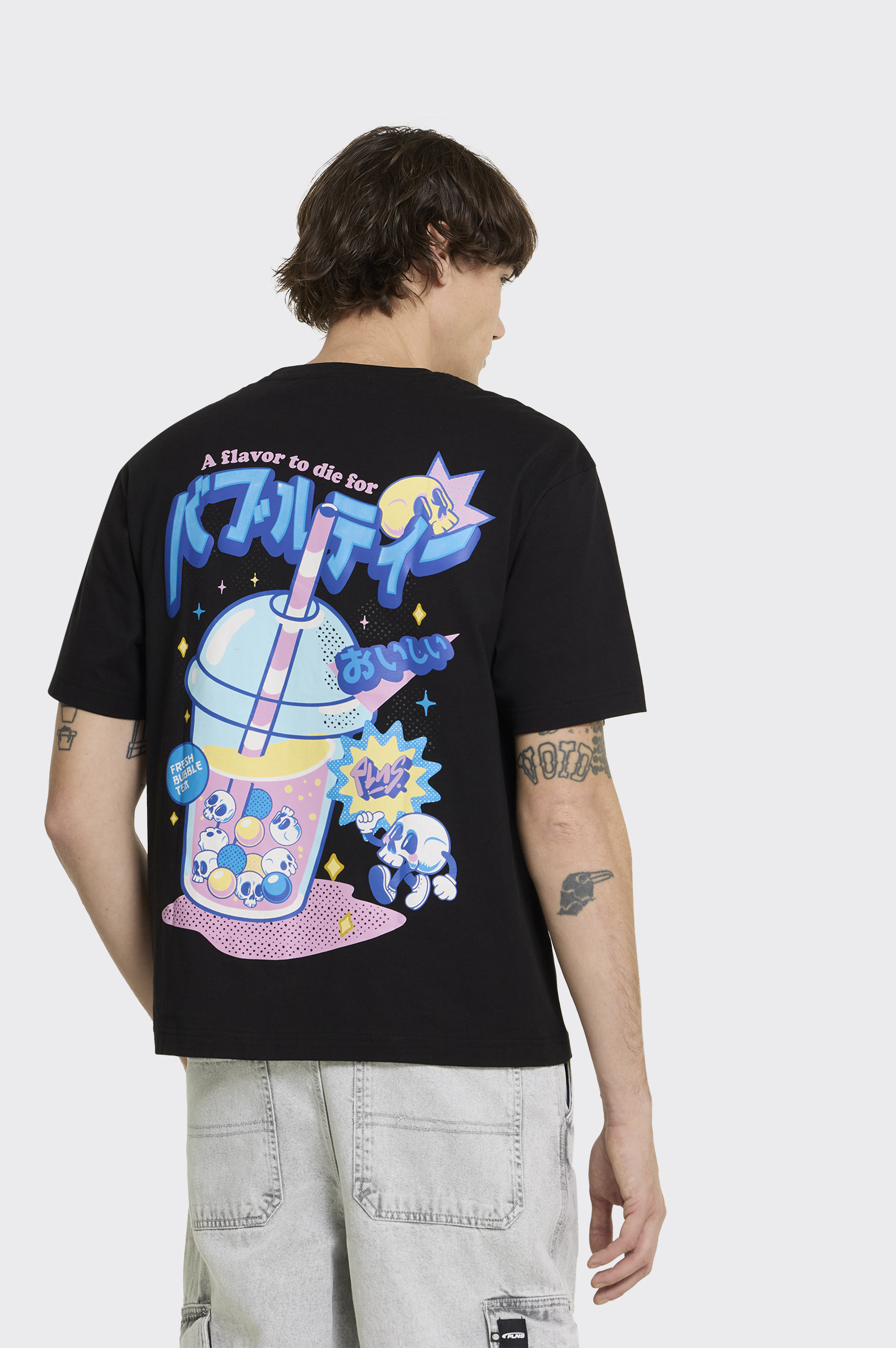 Camiseta Casual Polinesia Japo Food Hombre