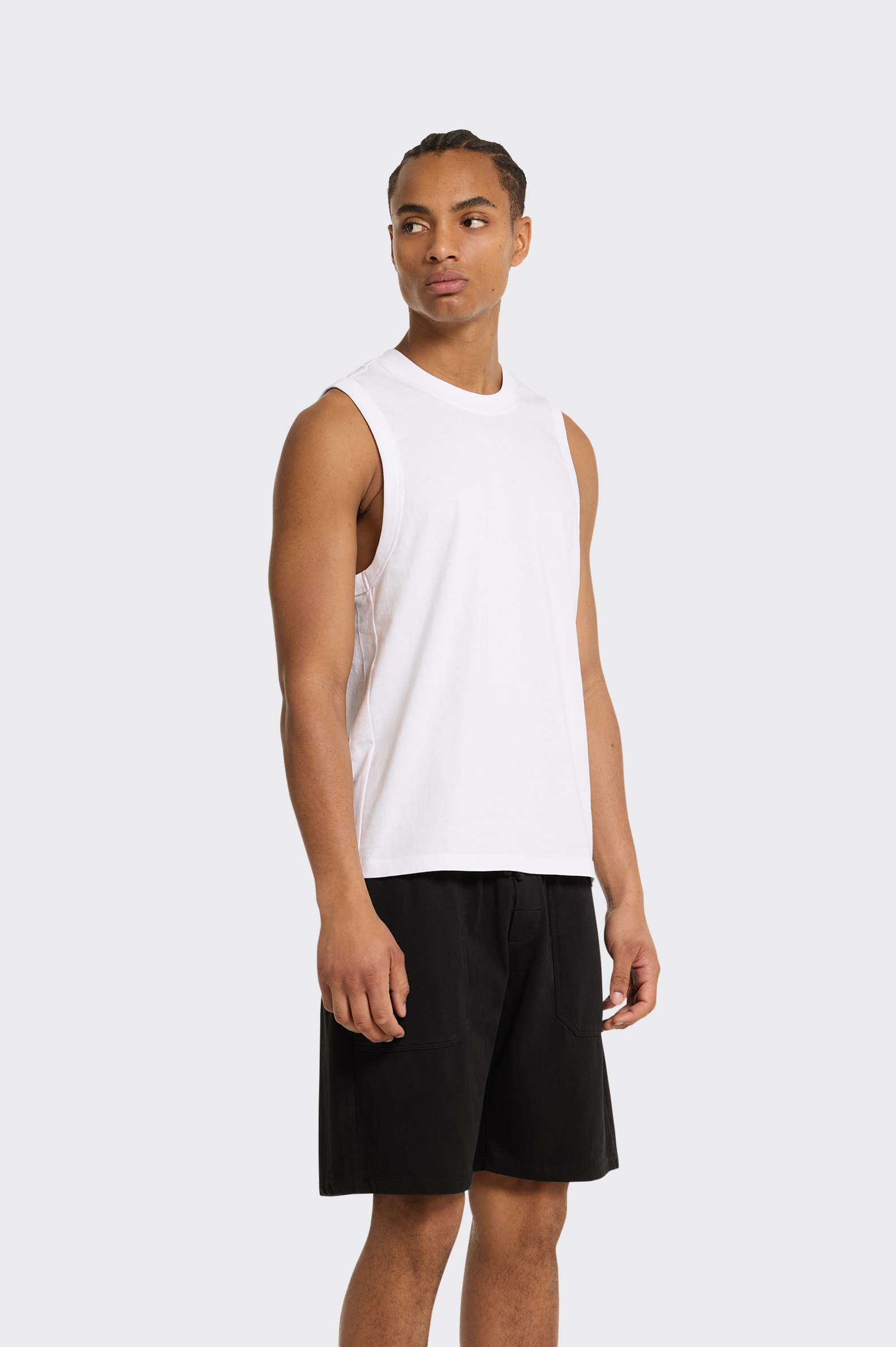 Camiseta Sin Mangas Essentials Tenth Overlock Hombre