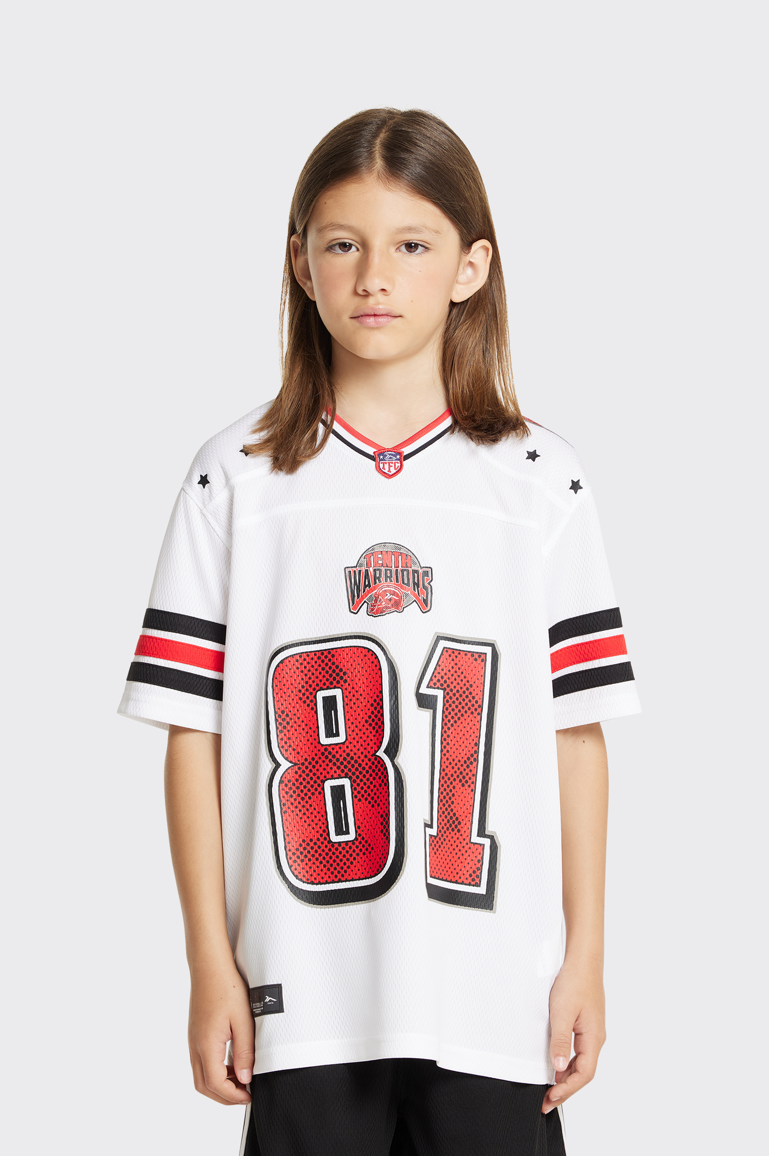 Camiseta Tenth Futbol Americano Warriors Niño