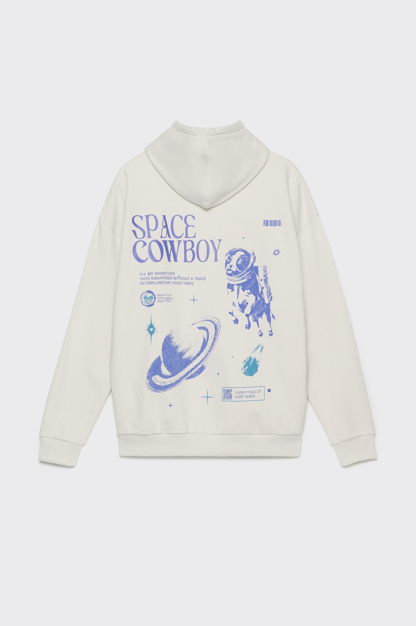 Sudadera Casual Polinesia Capucha Space Hombre