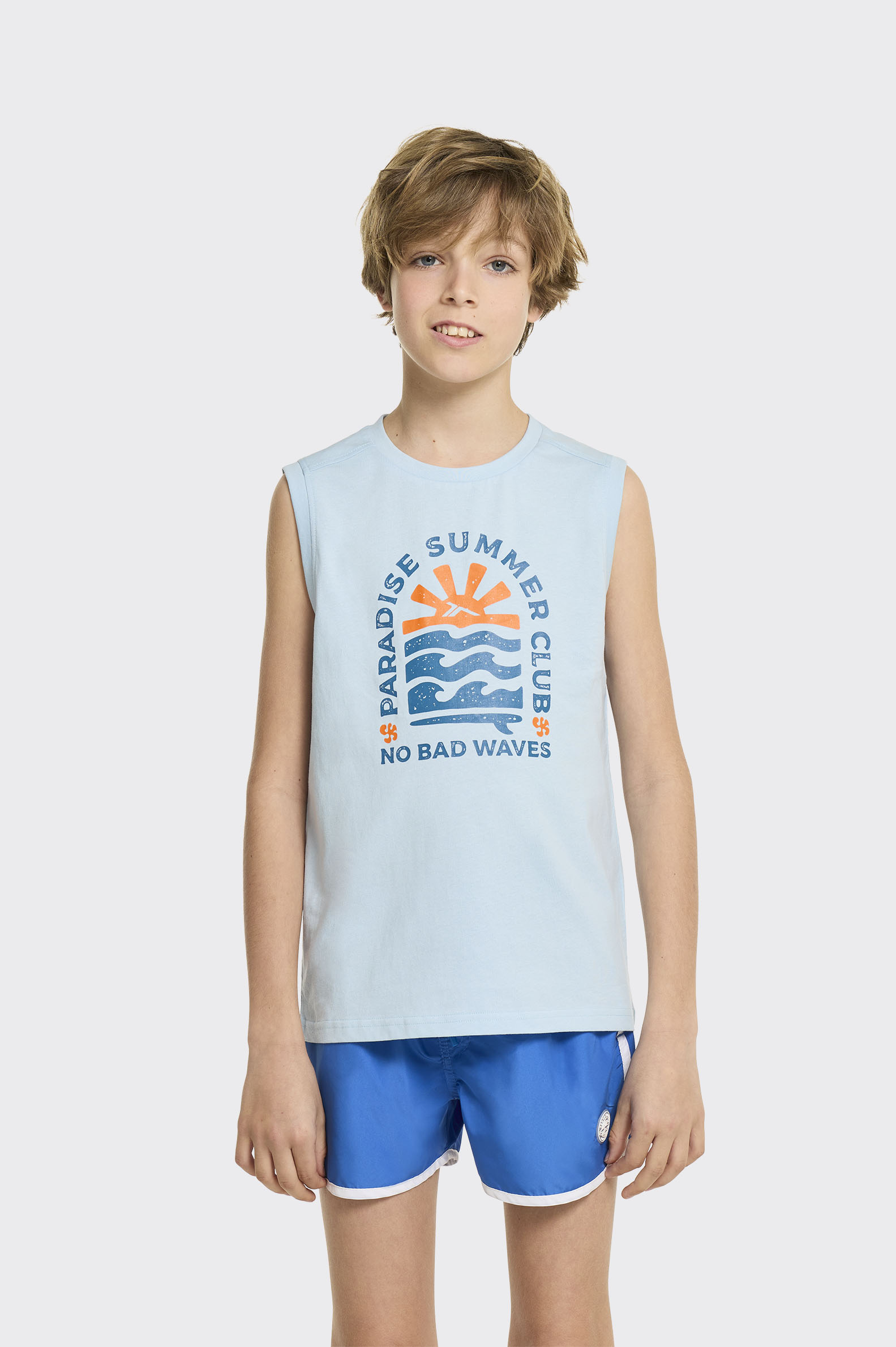 Camiseta Sin Mangas Tenth Olas Niño