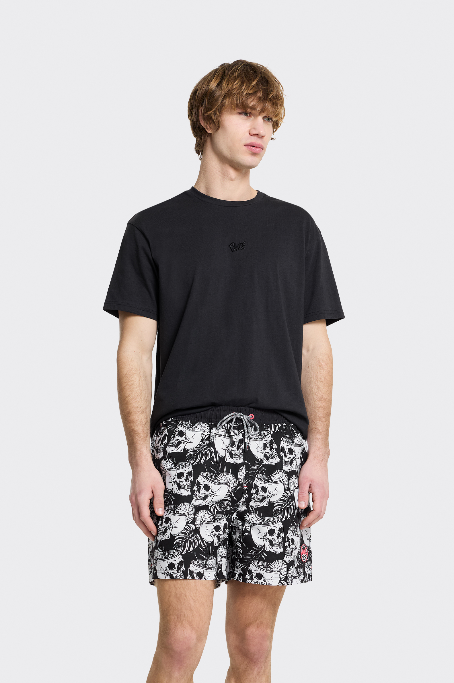 Bañador Casual Polinesia Corto Print Hombre