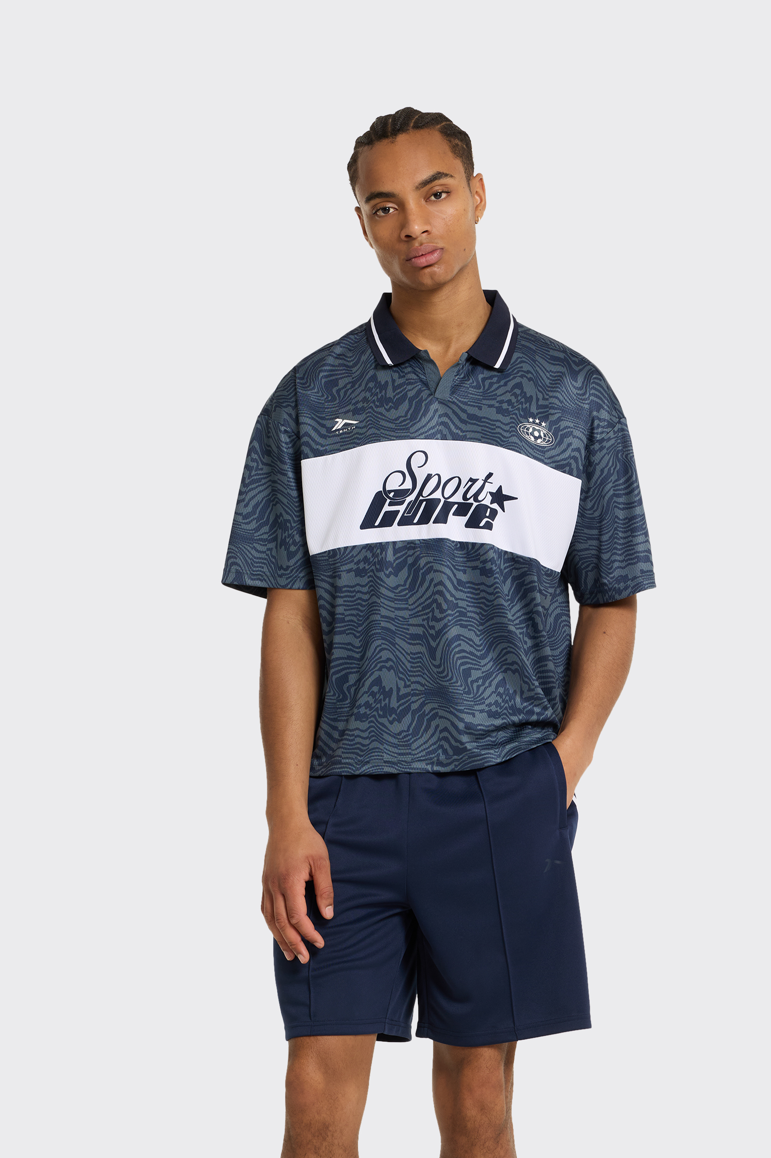 Camiseta Exclusives Tenth Fútbol Retro Combinado Hombre