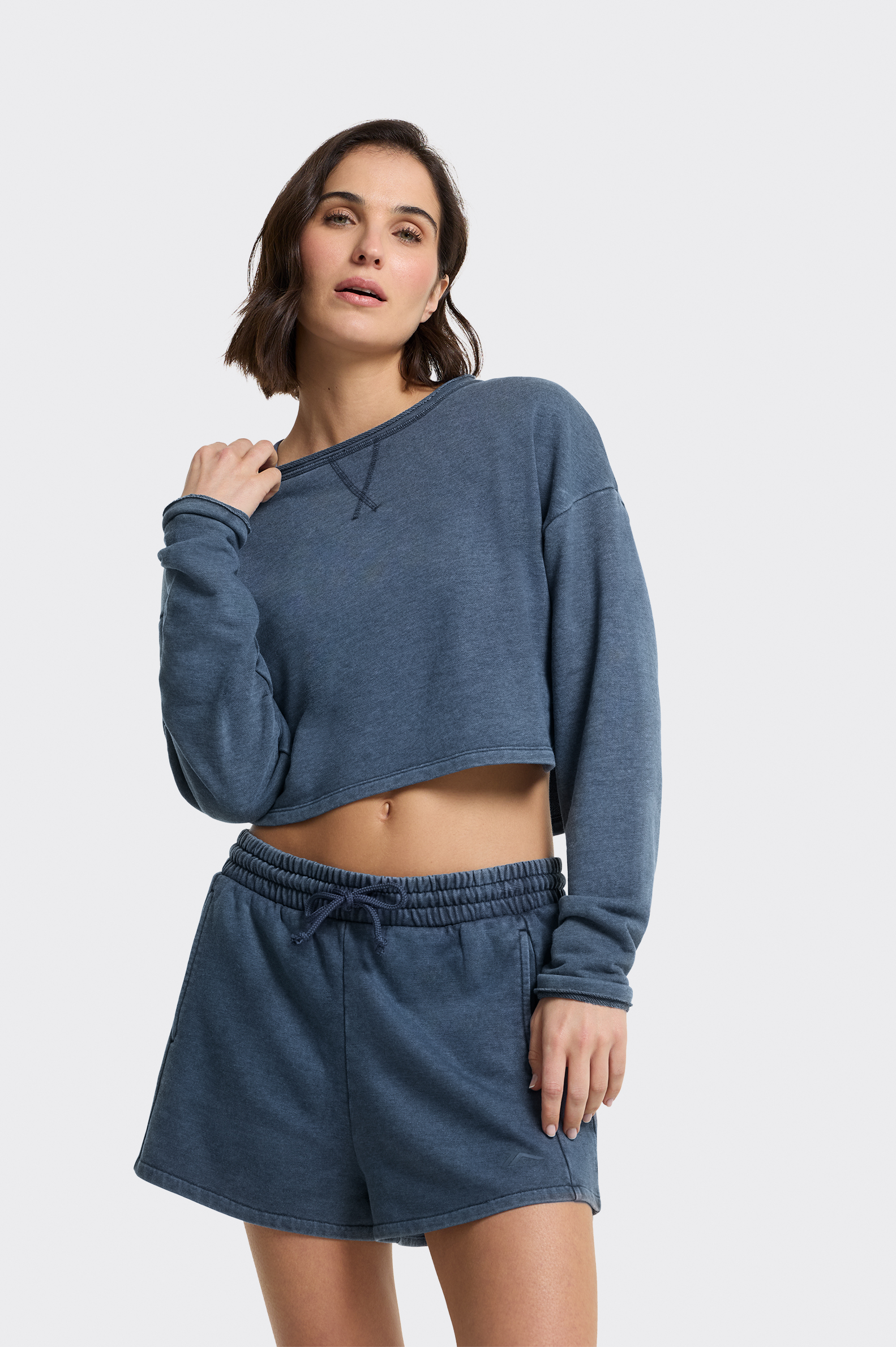 Sudadera Essentials Tenth Lavada Mujer