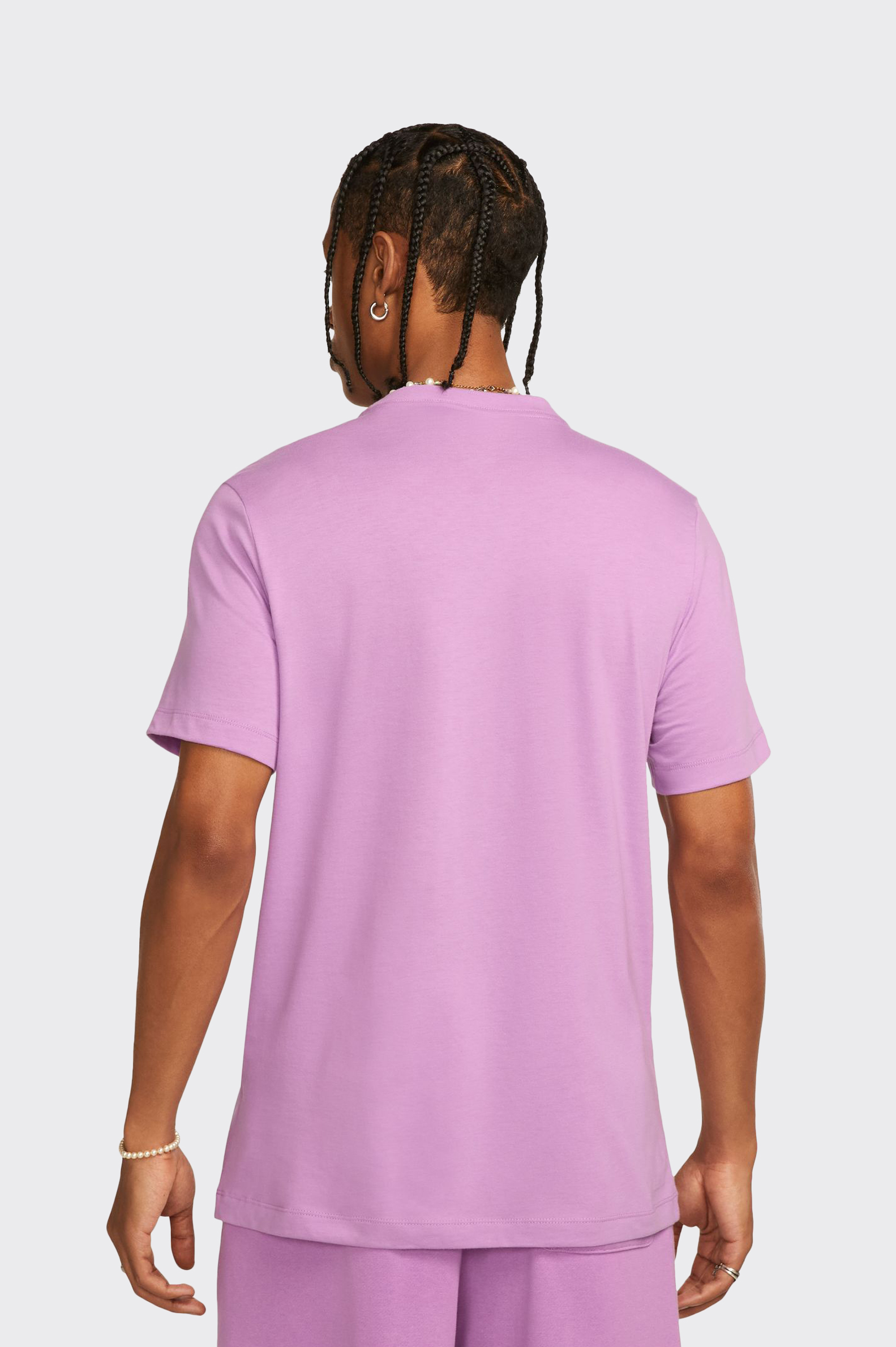 Camiseta Nike Sportswear Club Violet Shock Hombre