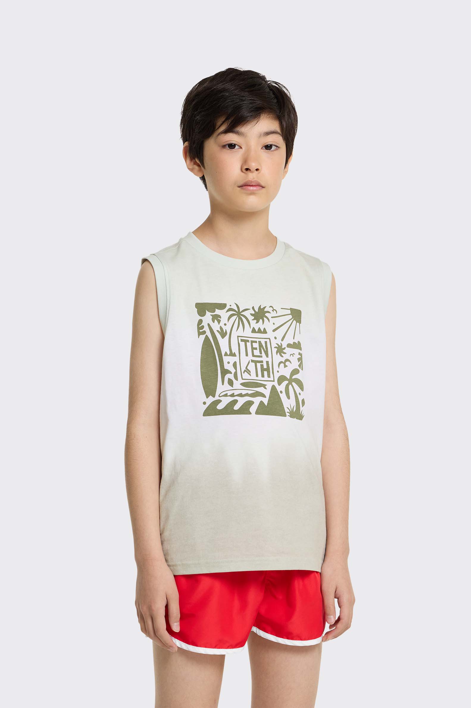 Camiseta Sin Mangas Tenth Degradada Niño