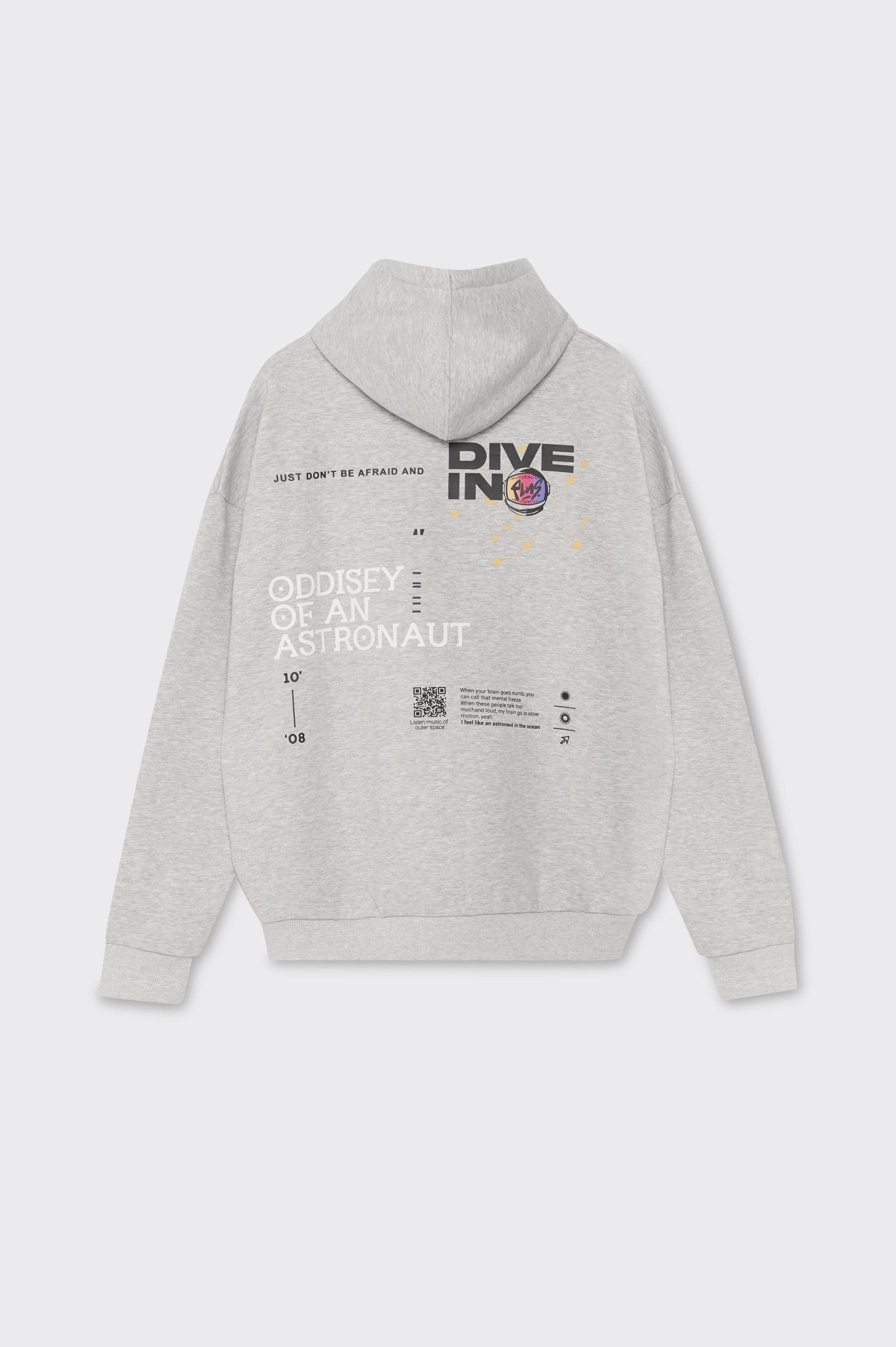 Sudadera Casual Polinesia Capucha Space Hombre